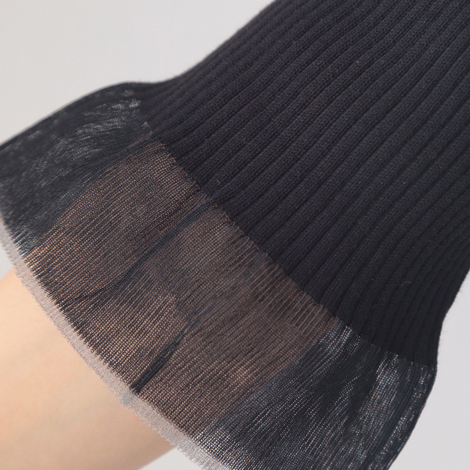 index「オーガニックコットンリブシアーフレア【ハンドウォッシャブル／UVケア】」|ニット・セーター|