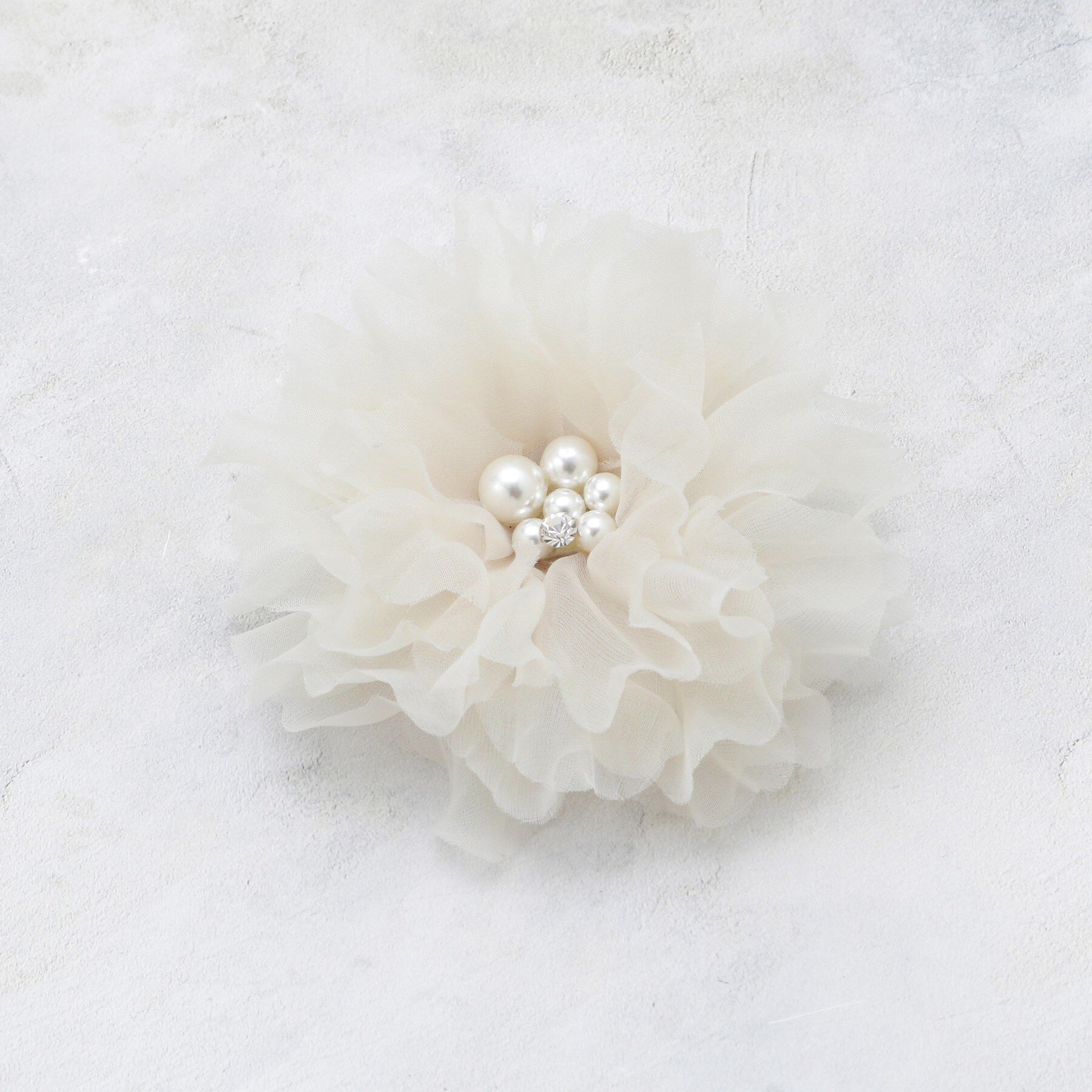 OPAQUE.CLIP「オーガンジーフラワーコサージュ」|ブローチ・コサージュ|