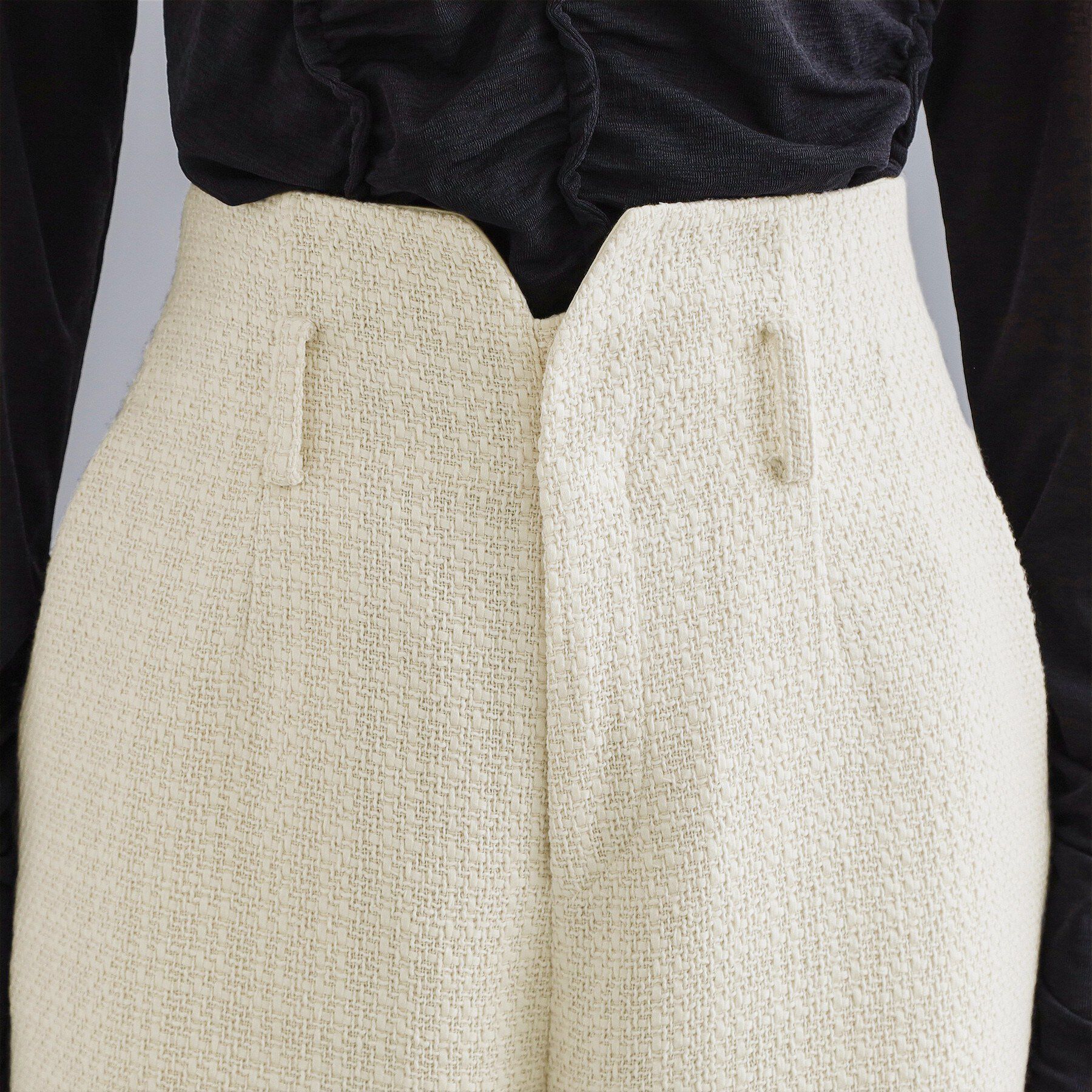 OPAQUE.CLIP「【es】ファンシーツイードワイドパンツ／セットアップ対応【洗える】」|その他|