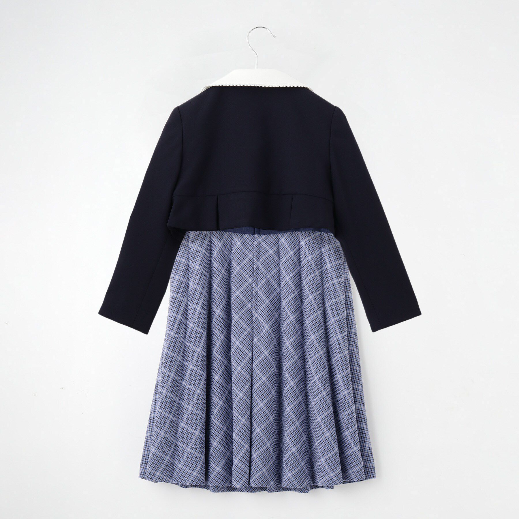 THE SHOP TK「【120－130】チェックワンピース＆ジャケットセット」|ワンピース|