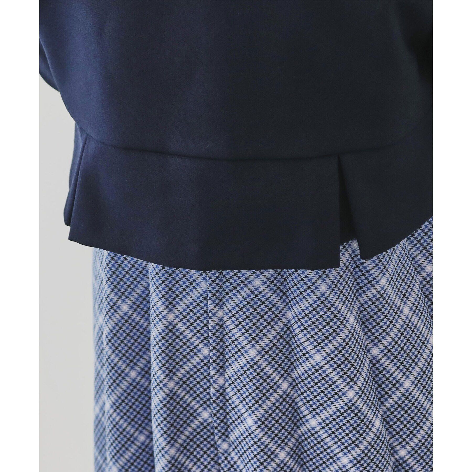 THE SHOP TK「【120－130】チェックワンピース＆ジャケットセット」|ワンピース|