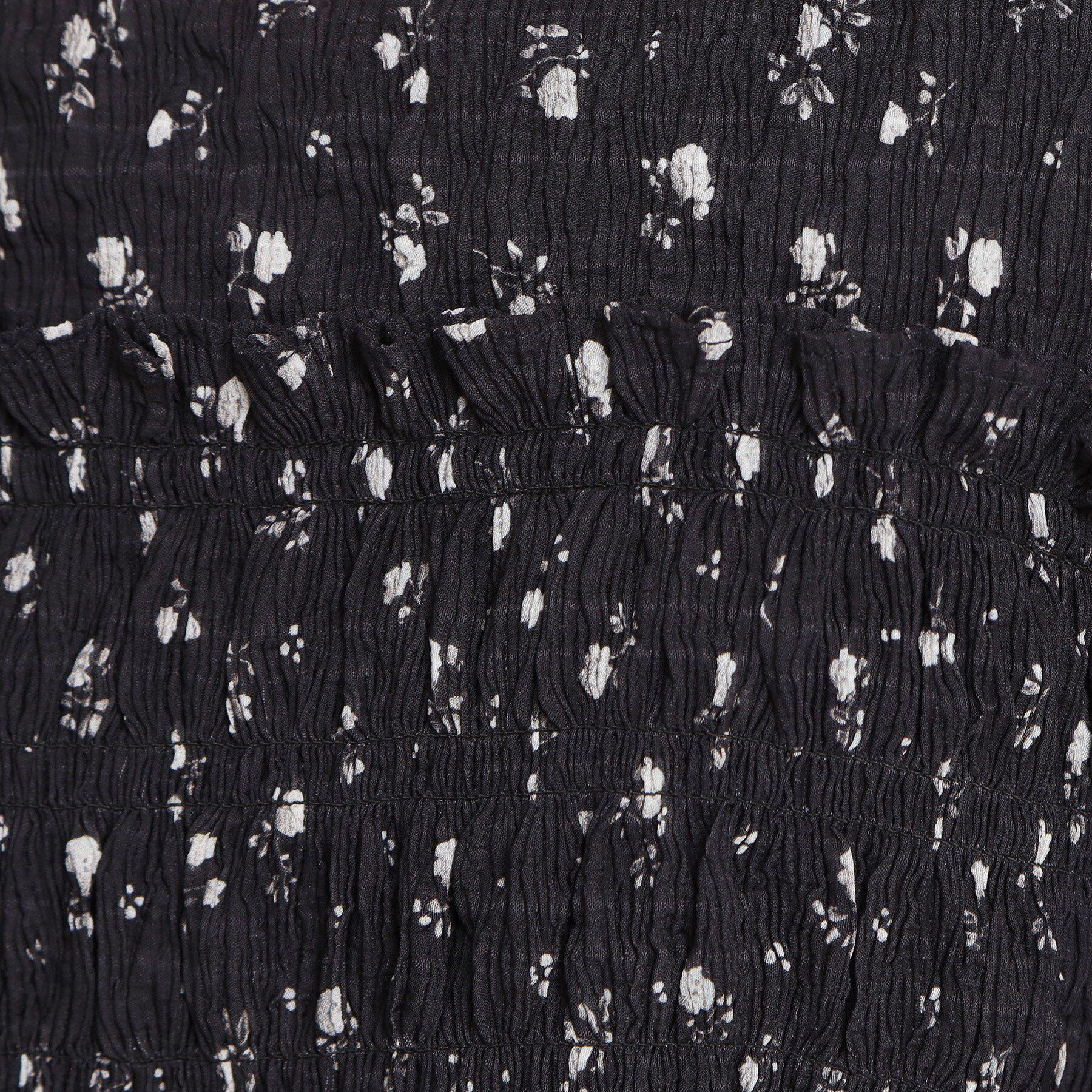 THE SHOP TK「花柄楊柳シャーリングブラウス」|シャツ・ブラウス|