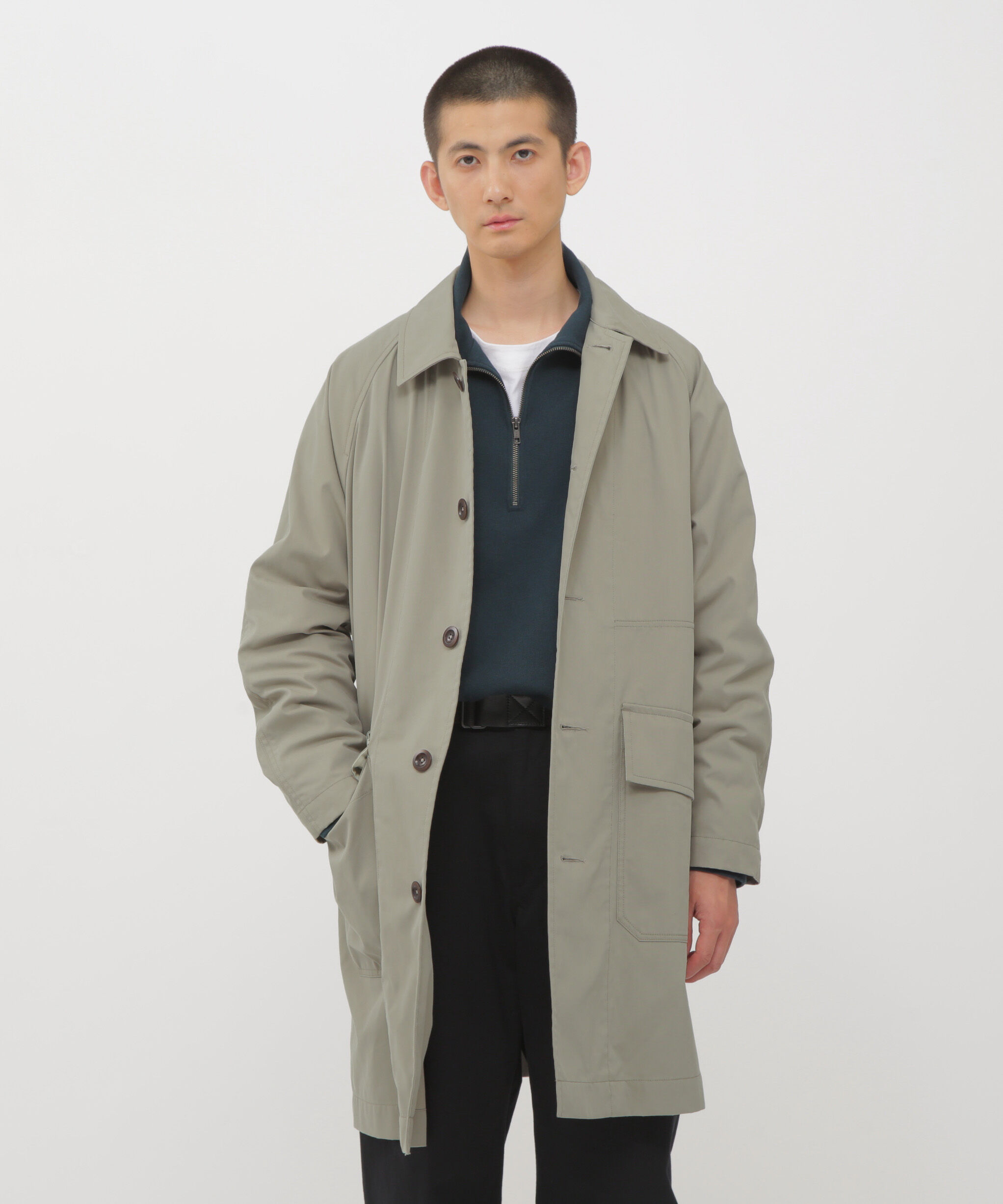 MHL.「WORN COTTON NYLON COAT」|その他|STONE3
