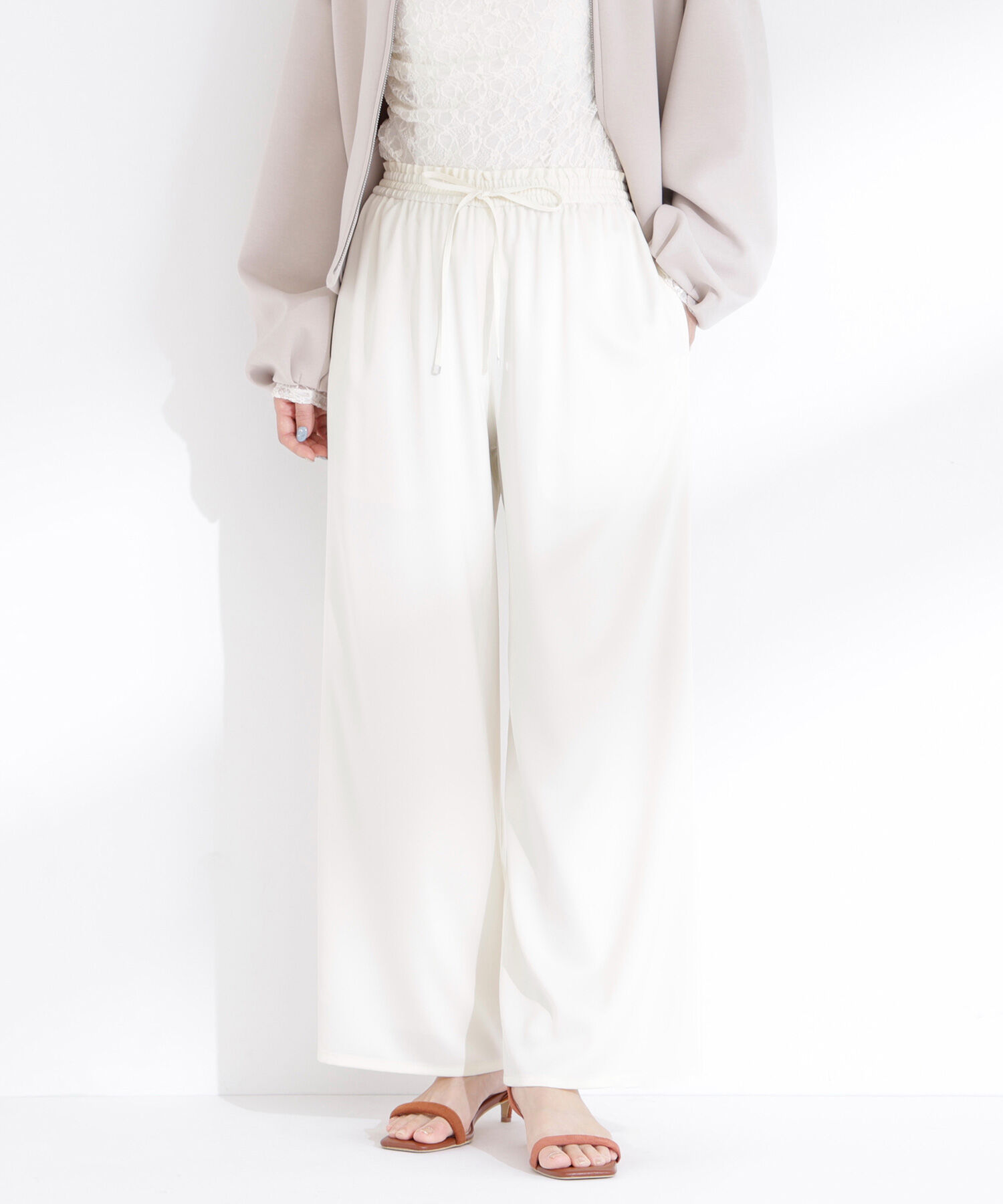  「サテンイージーパンツ」|その他|