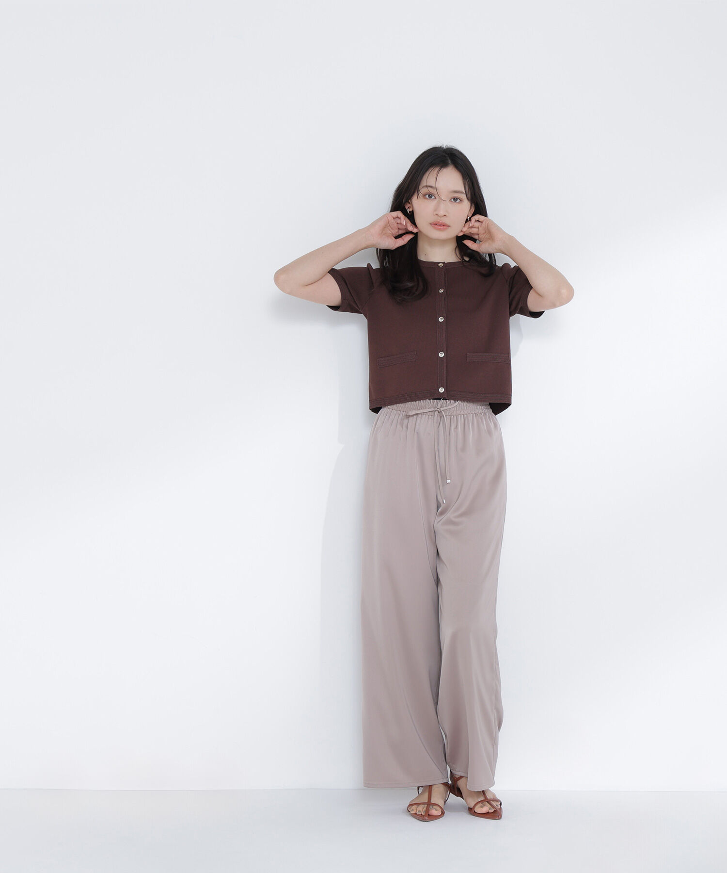  「サテンイージーパンツ」|その他|