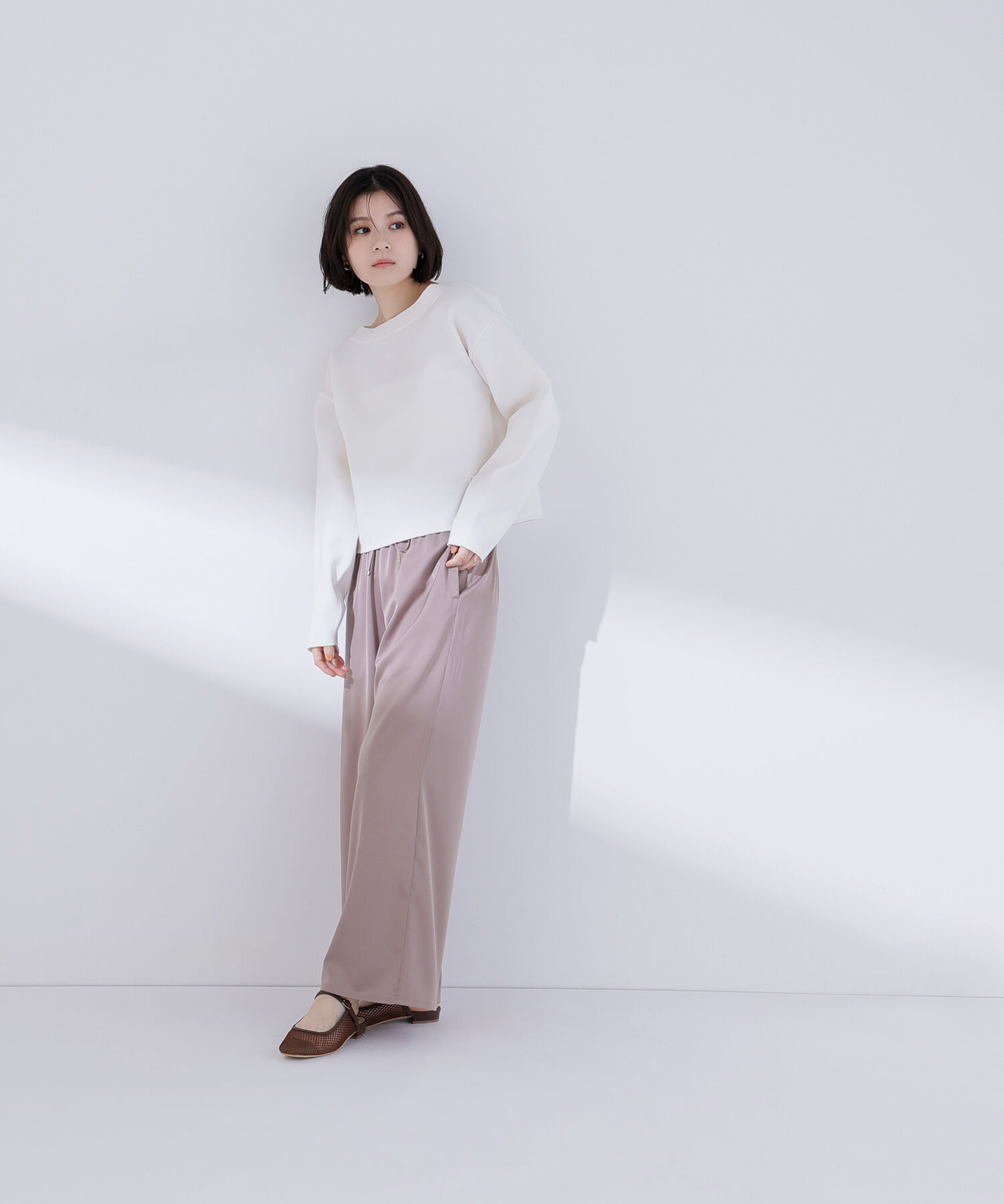  「サテンイージーパンツ」|その他|