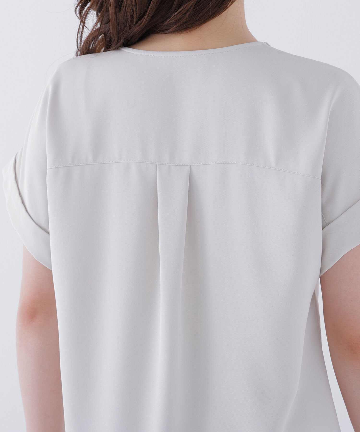  「クリアツイル SETUP 開襟ブラウス」|シャツ・ブラウス|