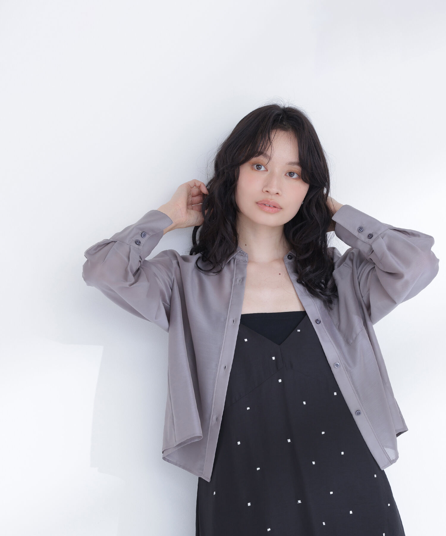  「シアークロップドシャツ」|シャツ・ブラウス|