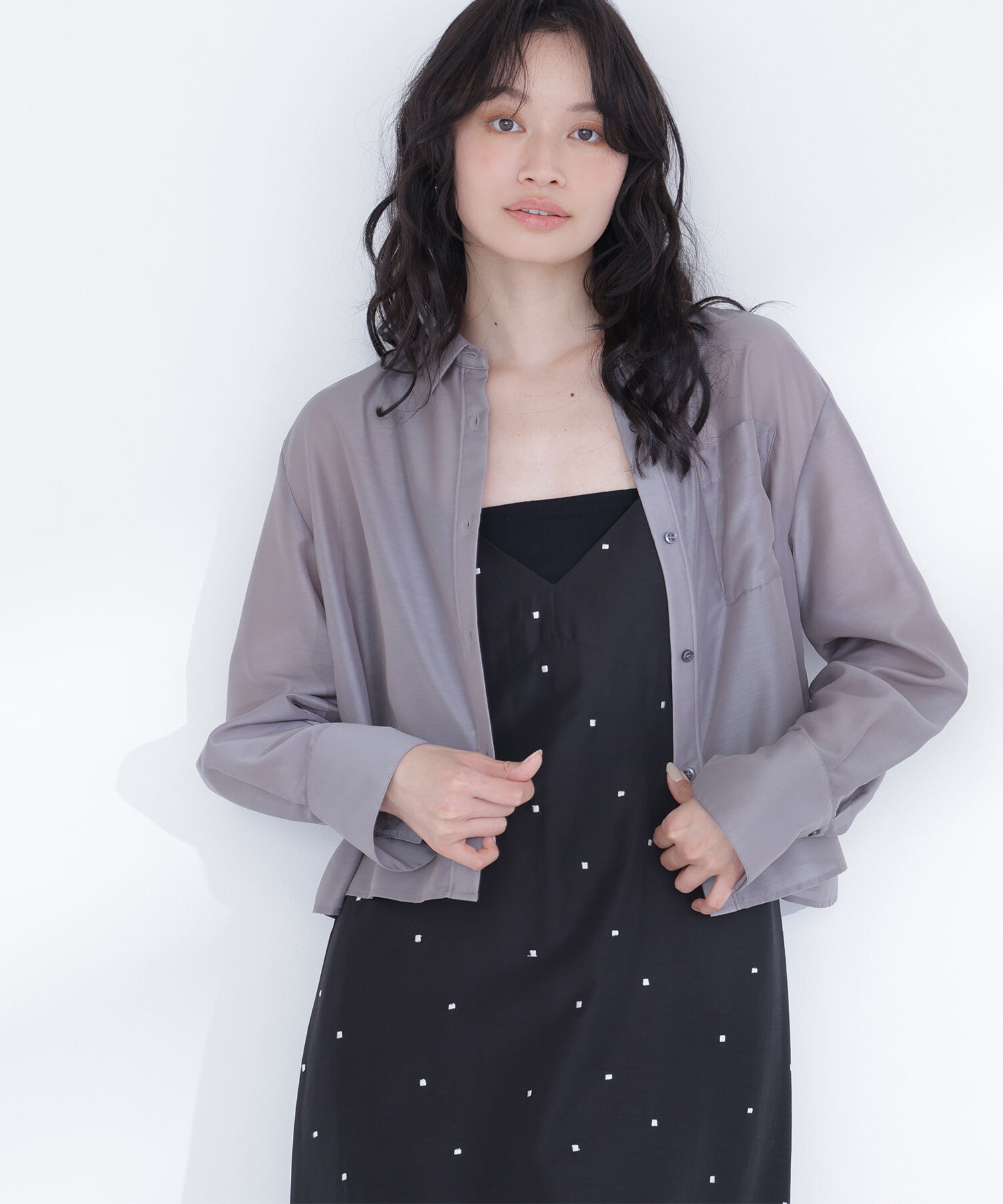  「シアークロップドシャツ」|シャツ・ブラウス|