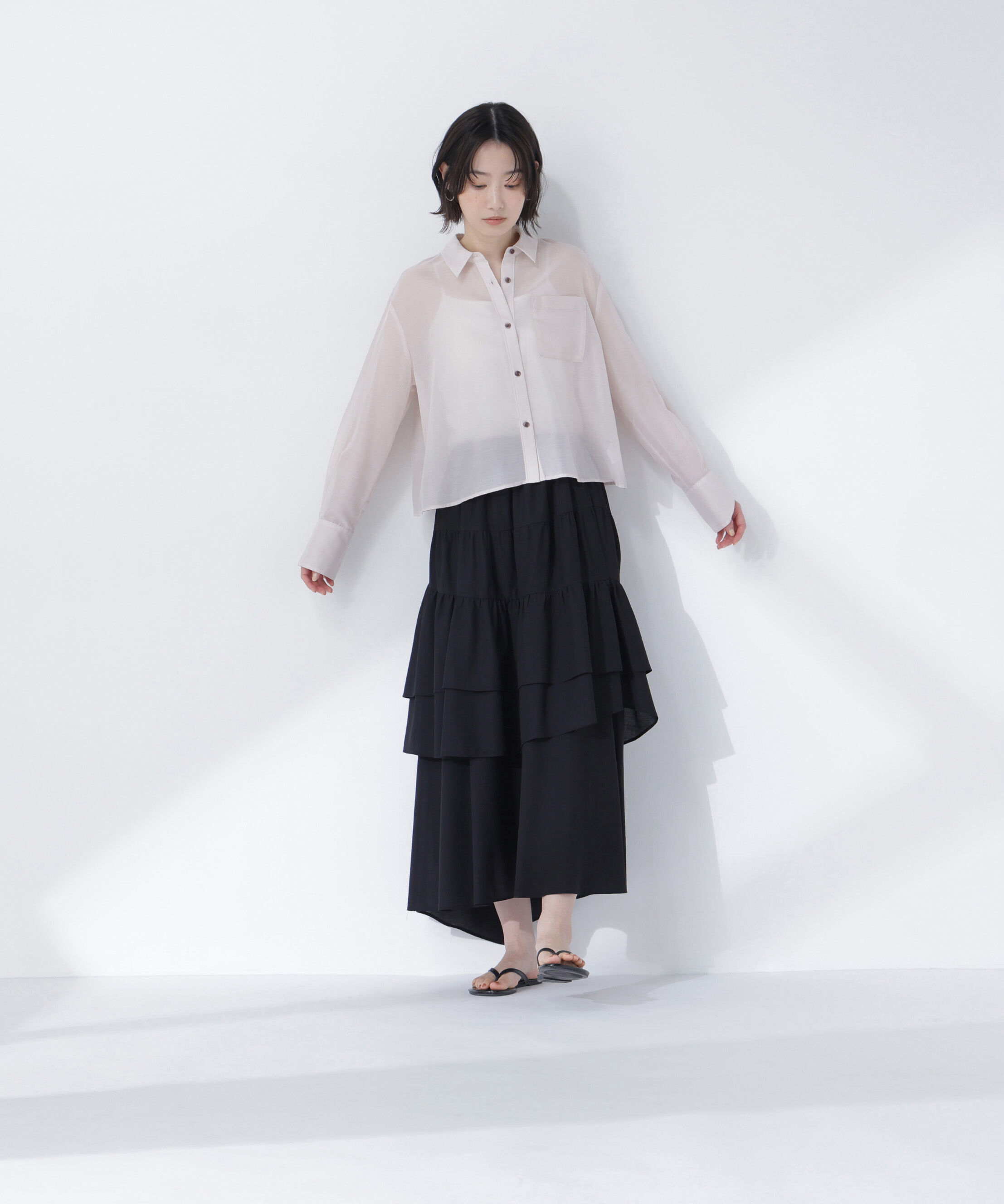  「シアークロップドシャツ」|シャツ・ブラウス|