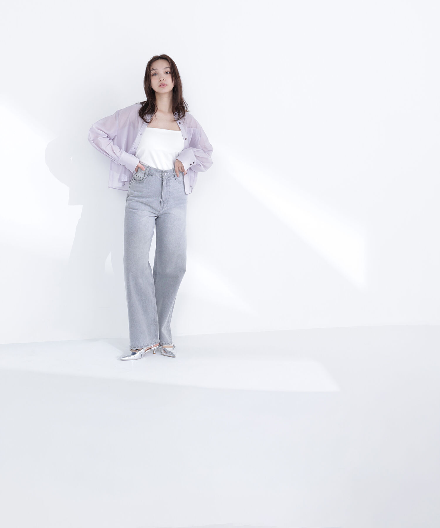  「シアークロップドシャツ」|シャツ・ブラウス|