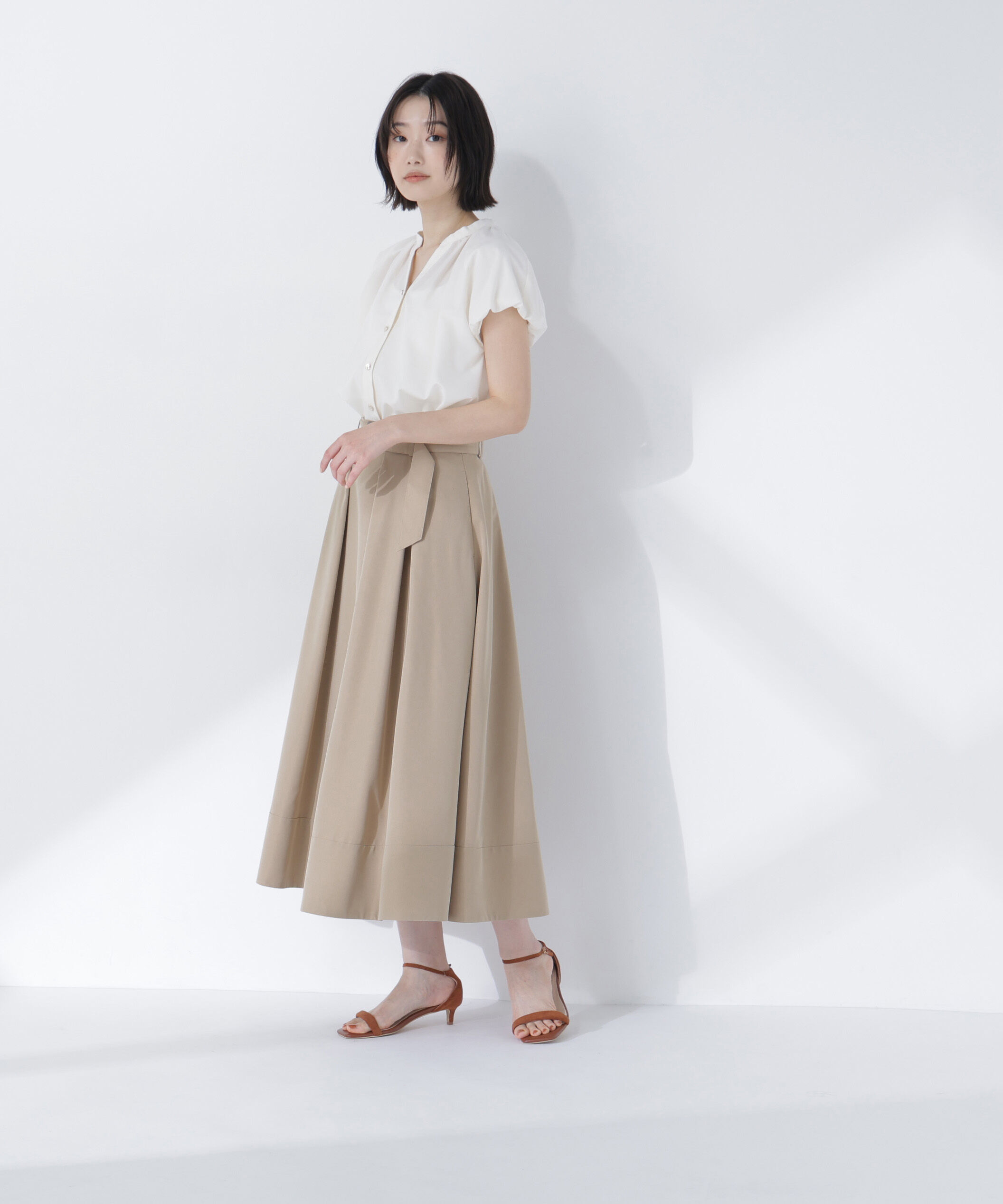  「バルーンスリーブブラウス」|シャツ・ブラウス|