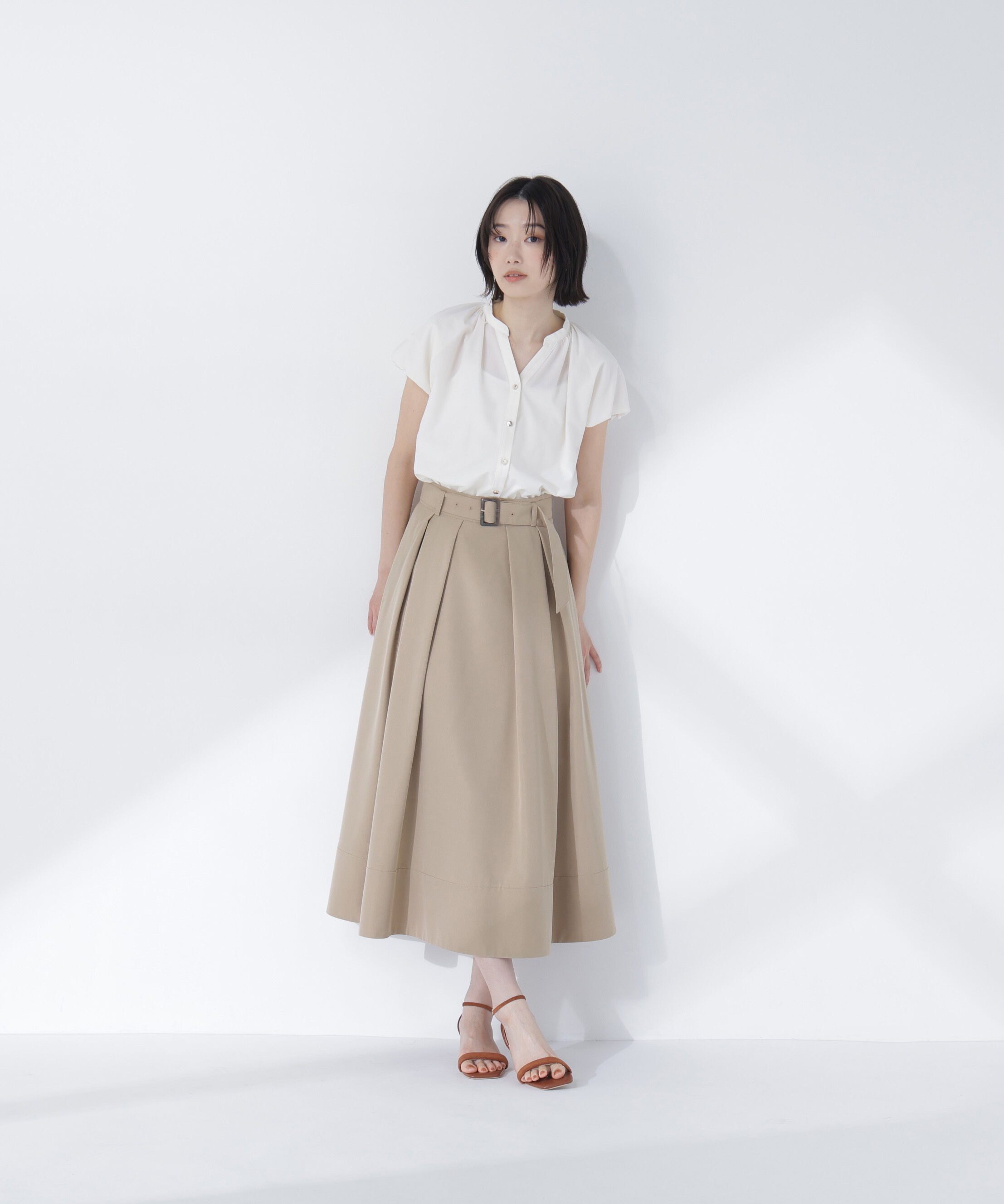  「バルーンスリーブブラウス」|シャツ・ブラウス|