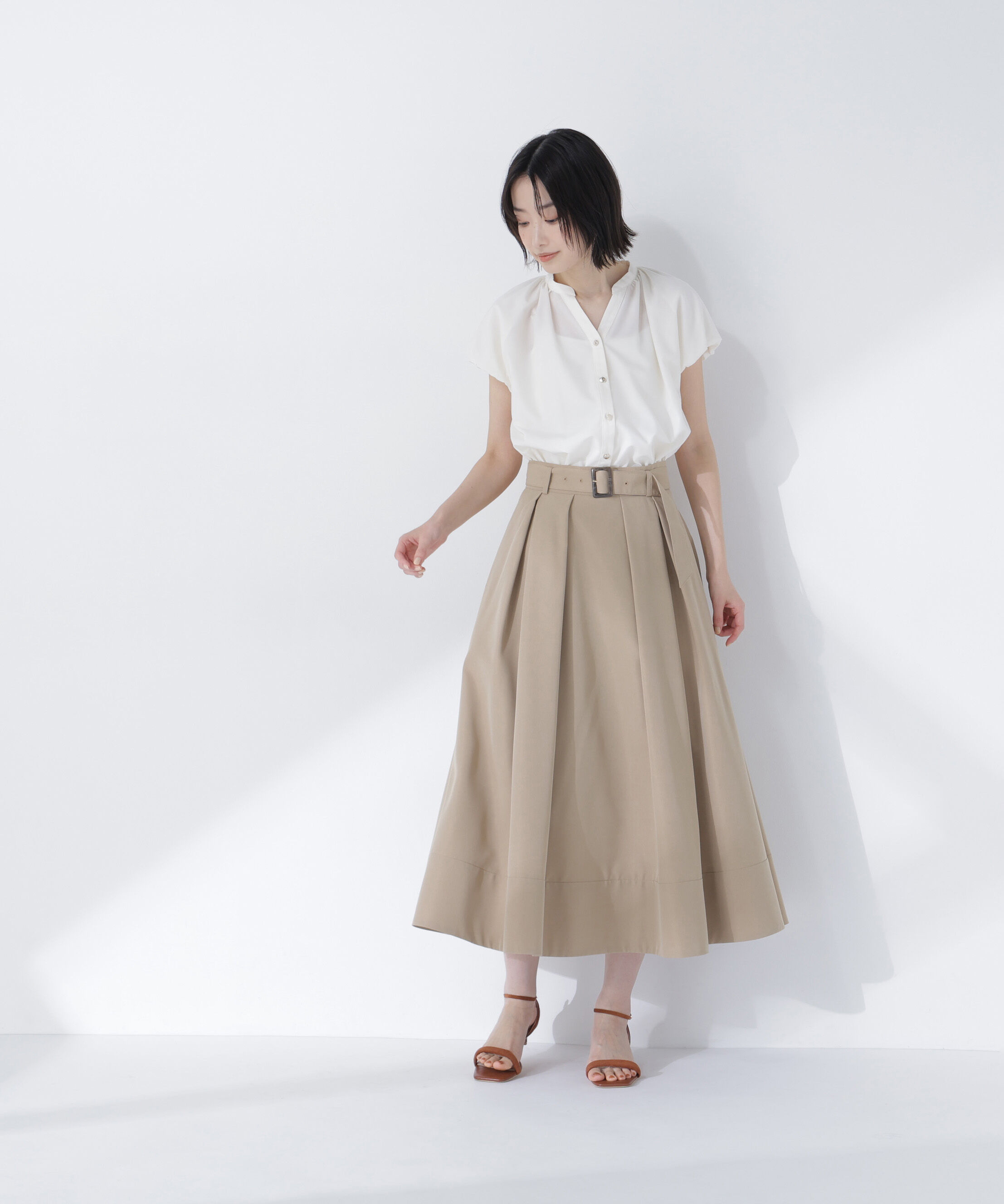  「バルーンスリーブブラウス」|シャツ・ブラウス|