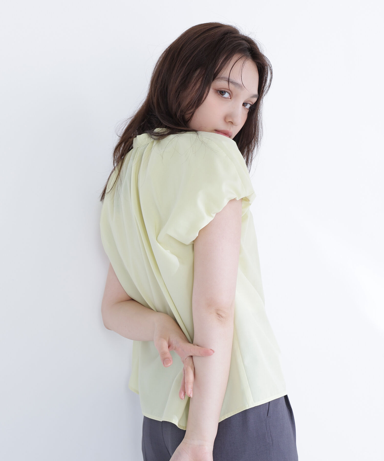  「バルーンスリーブブラウス」|シャツ・ブラウス|