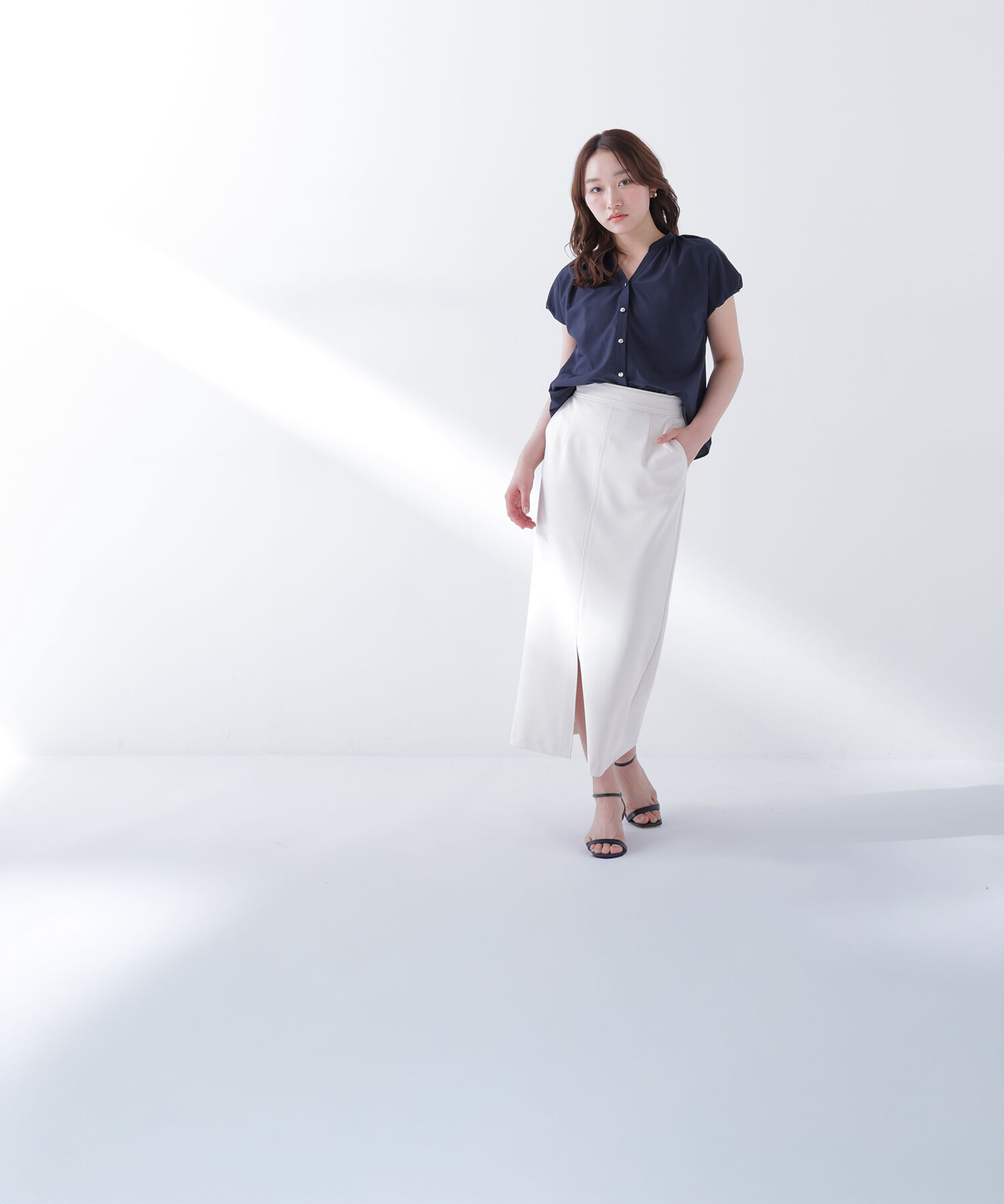  「バルーンスリーブブラウス」|シャツ・ブラウス|