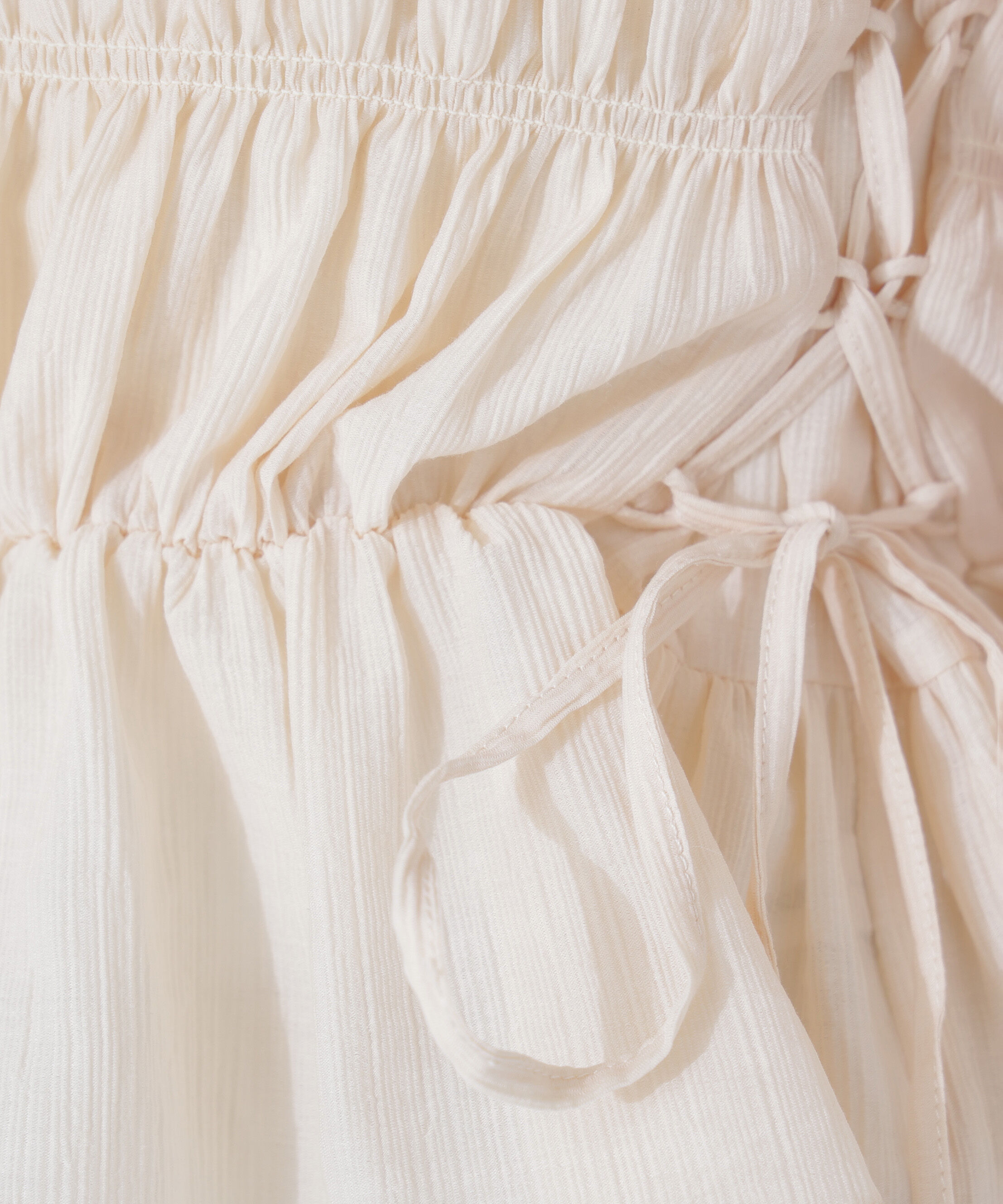  「レースアップフリルブラウス」|シャツ・ブラウス|