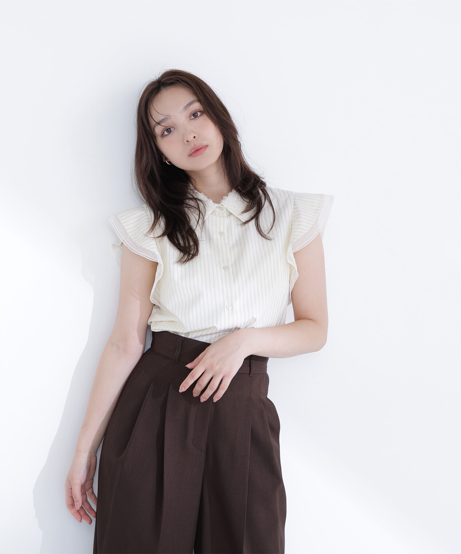  「チュールカラーシャツ」|シャツ・ブラウス|