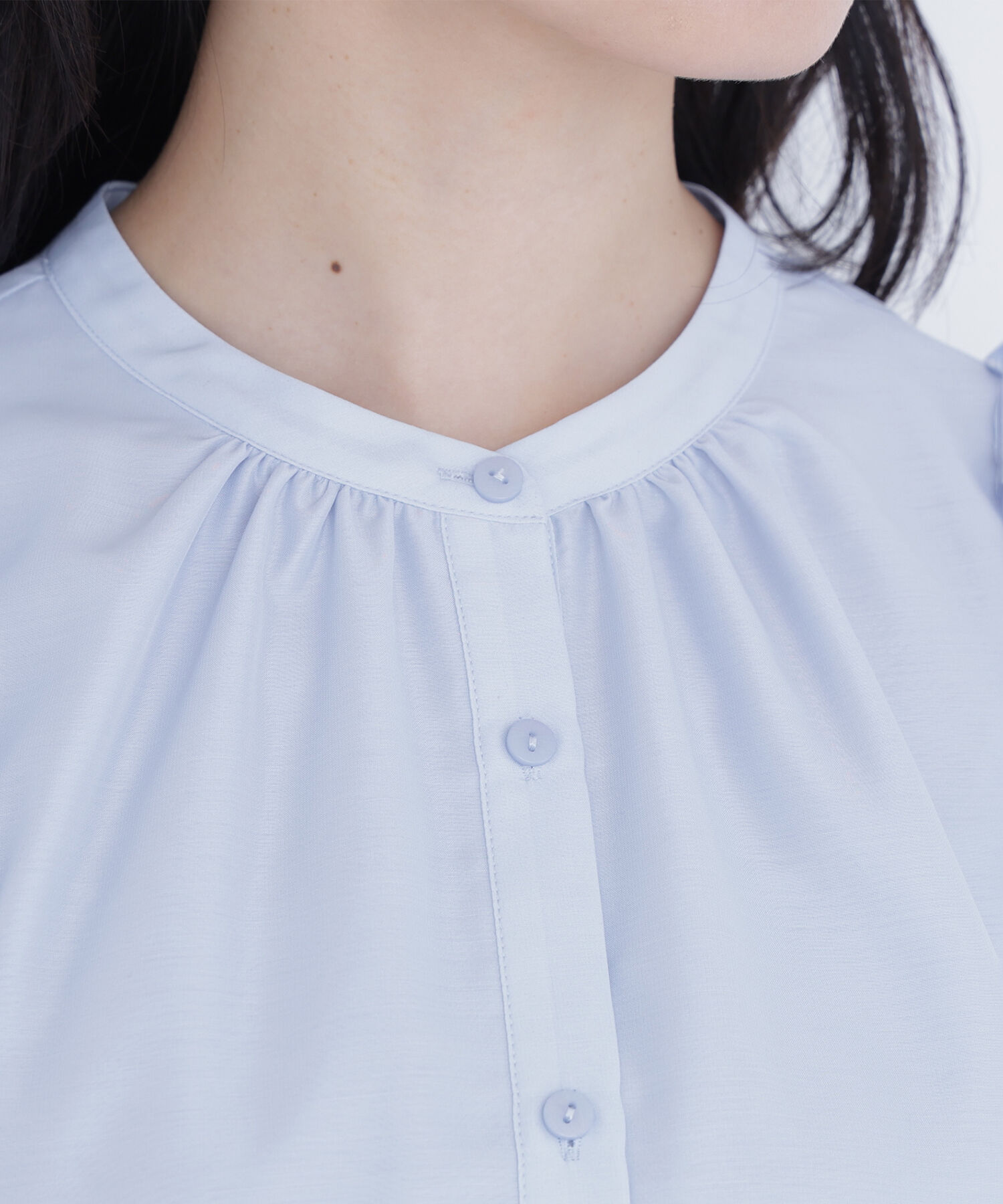  「フリルショルダーブラウス」|シャツ・ブラウス|