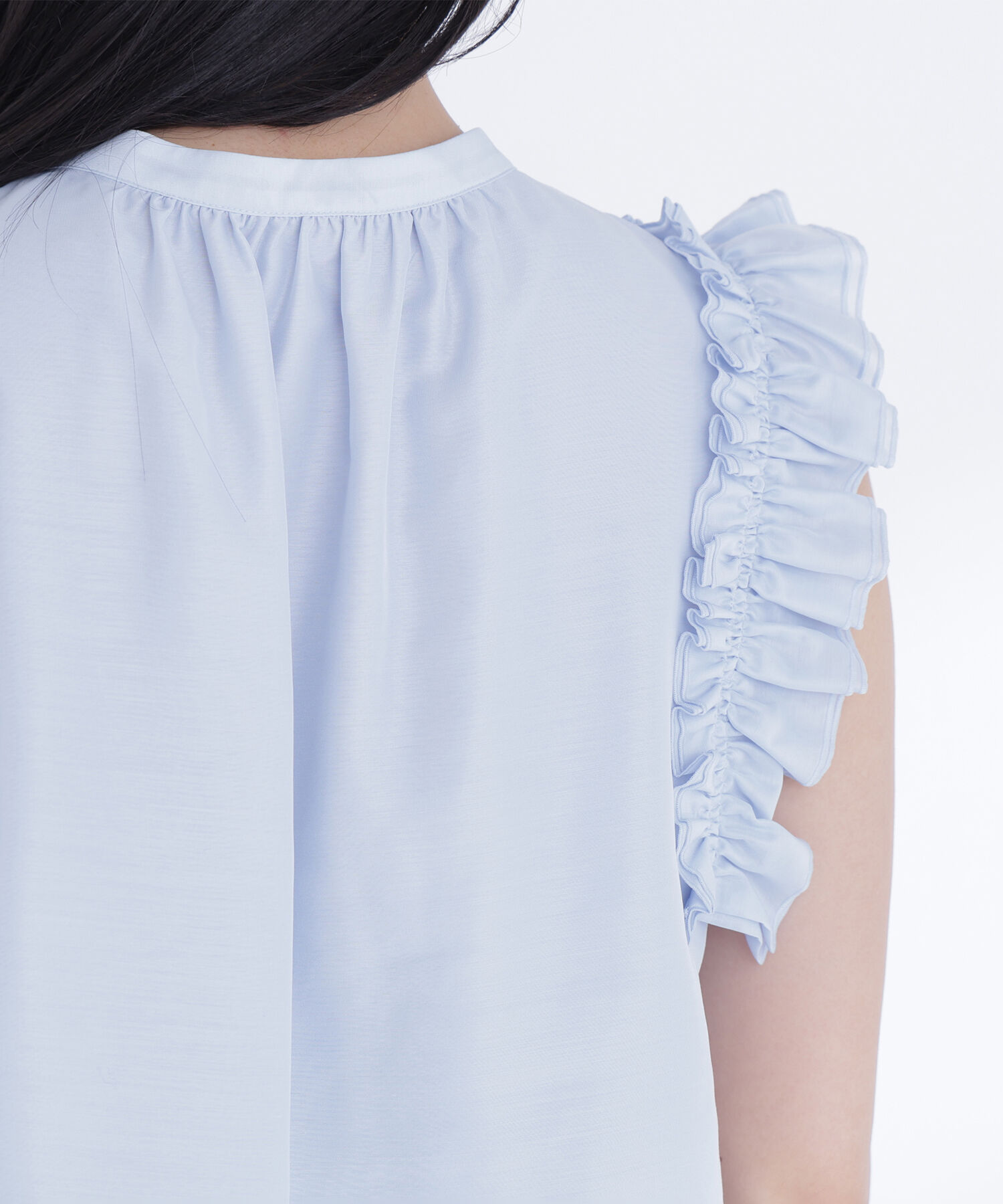  「フリルショルダーブラウス」|シャツ・ブラウス|