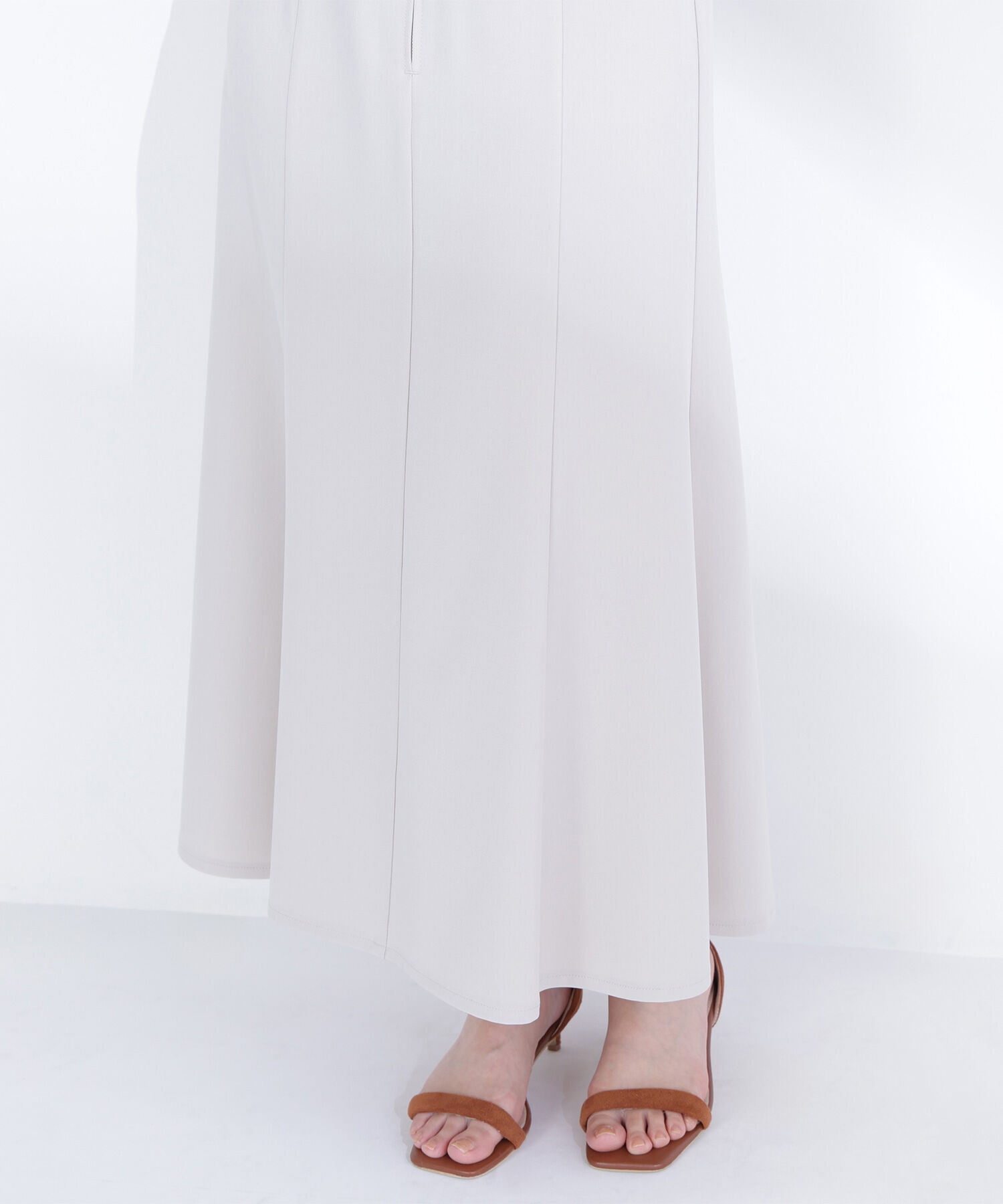  「フロントジップマーメイドスカート」|スカート|