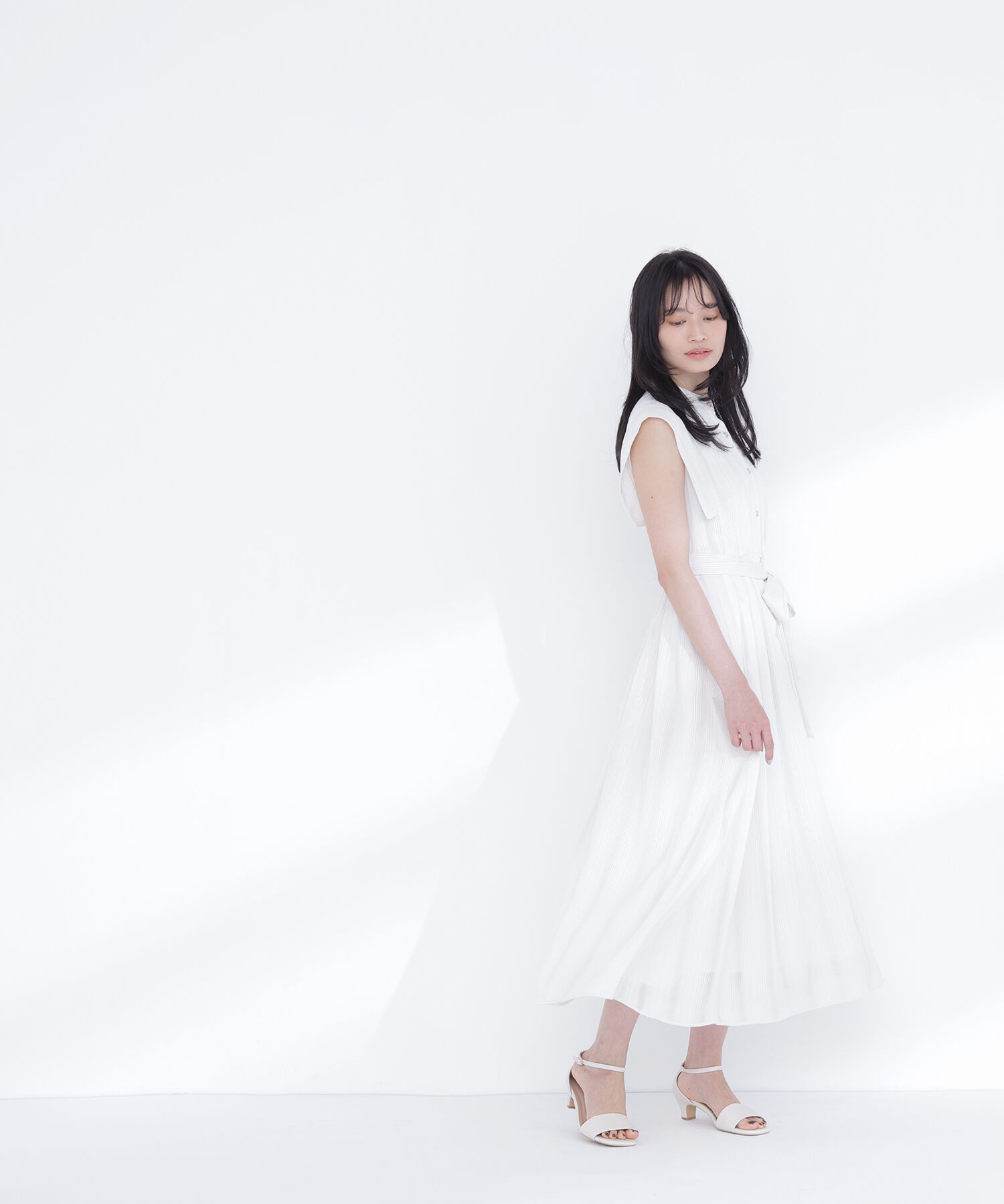  「シャドーストライプワンピース」|ワンピース|