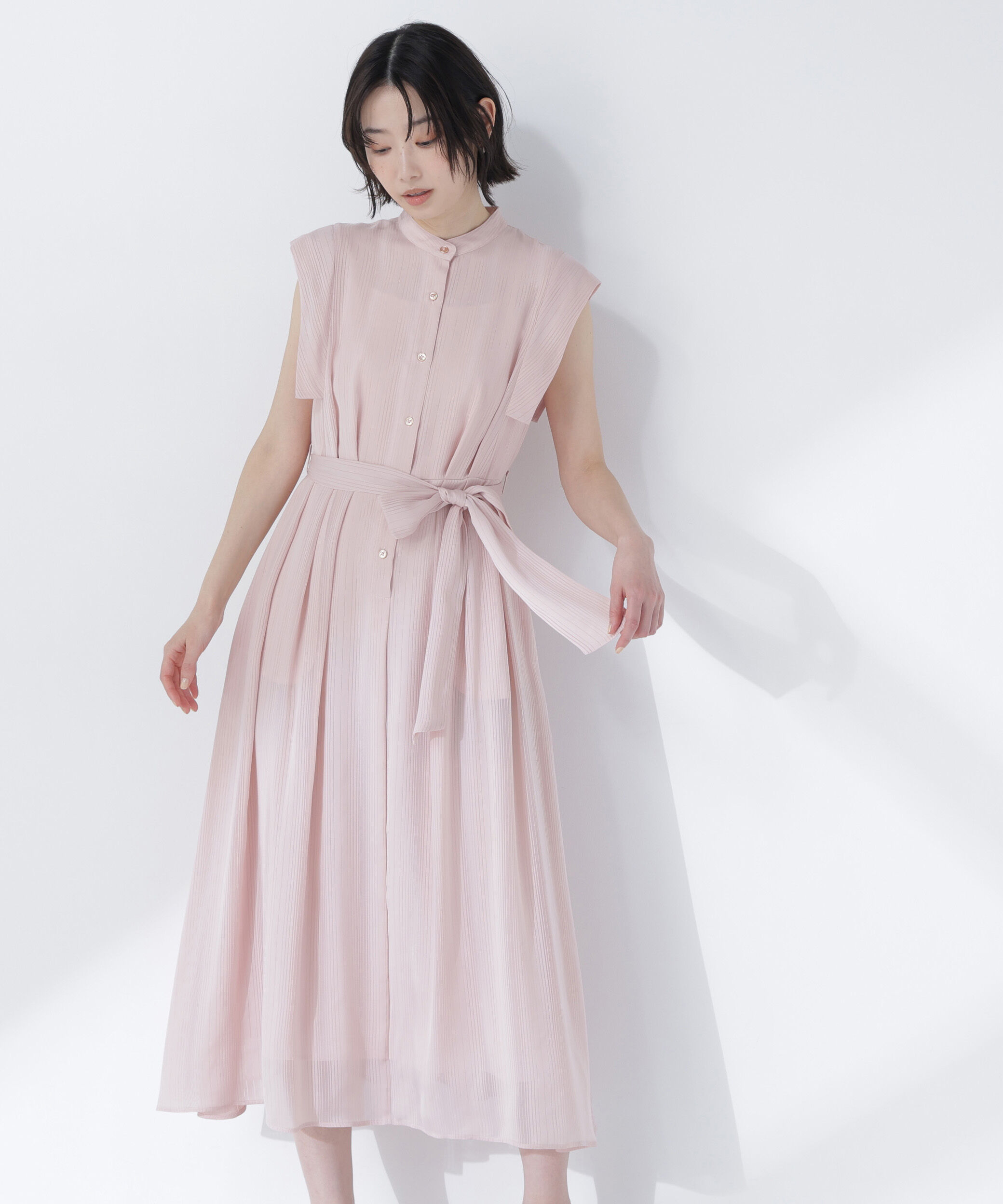  「シャドーストライプワンピース」|ワンピース|