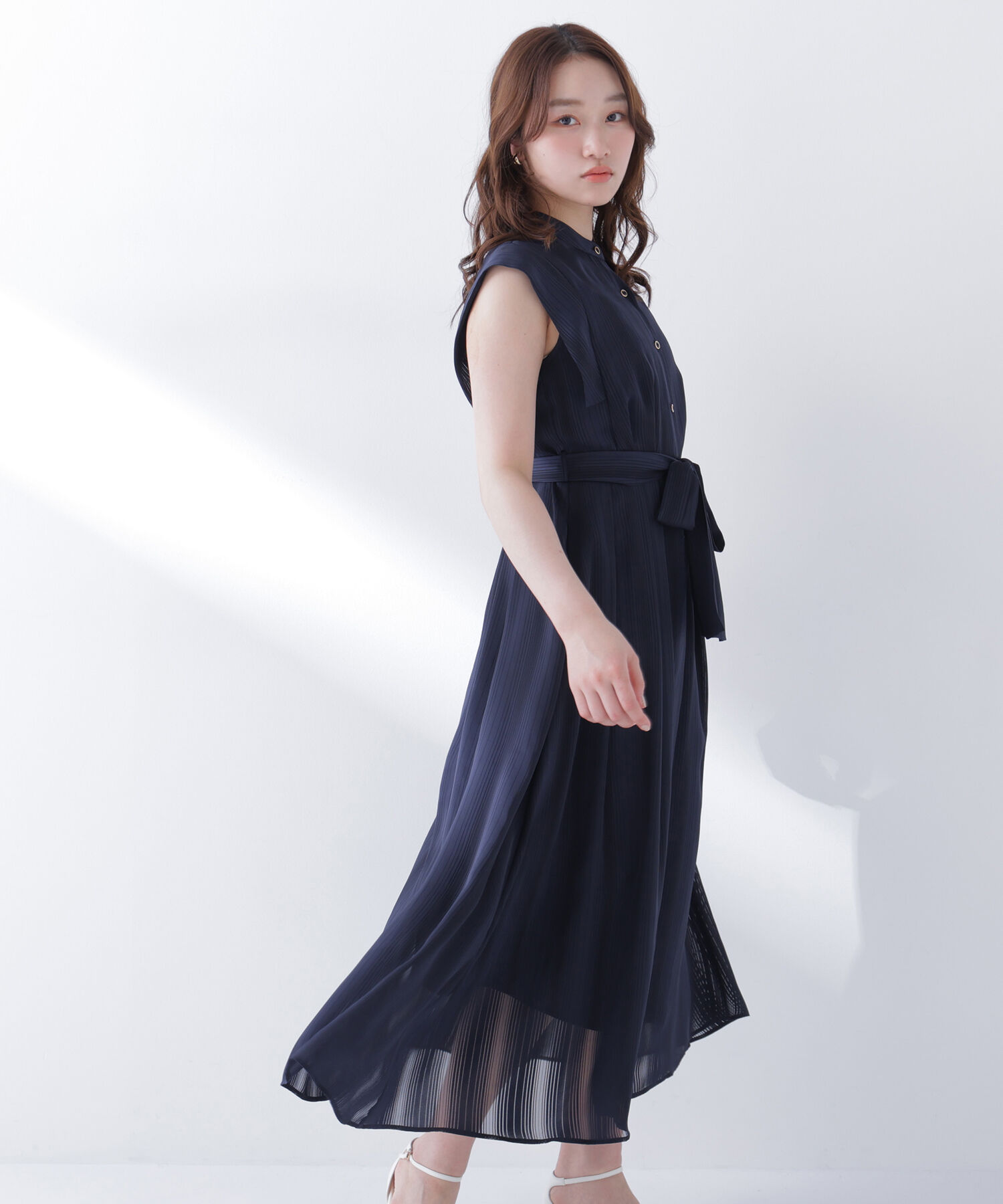  「シャドーストライプワンピース」|ワンピース|