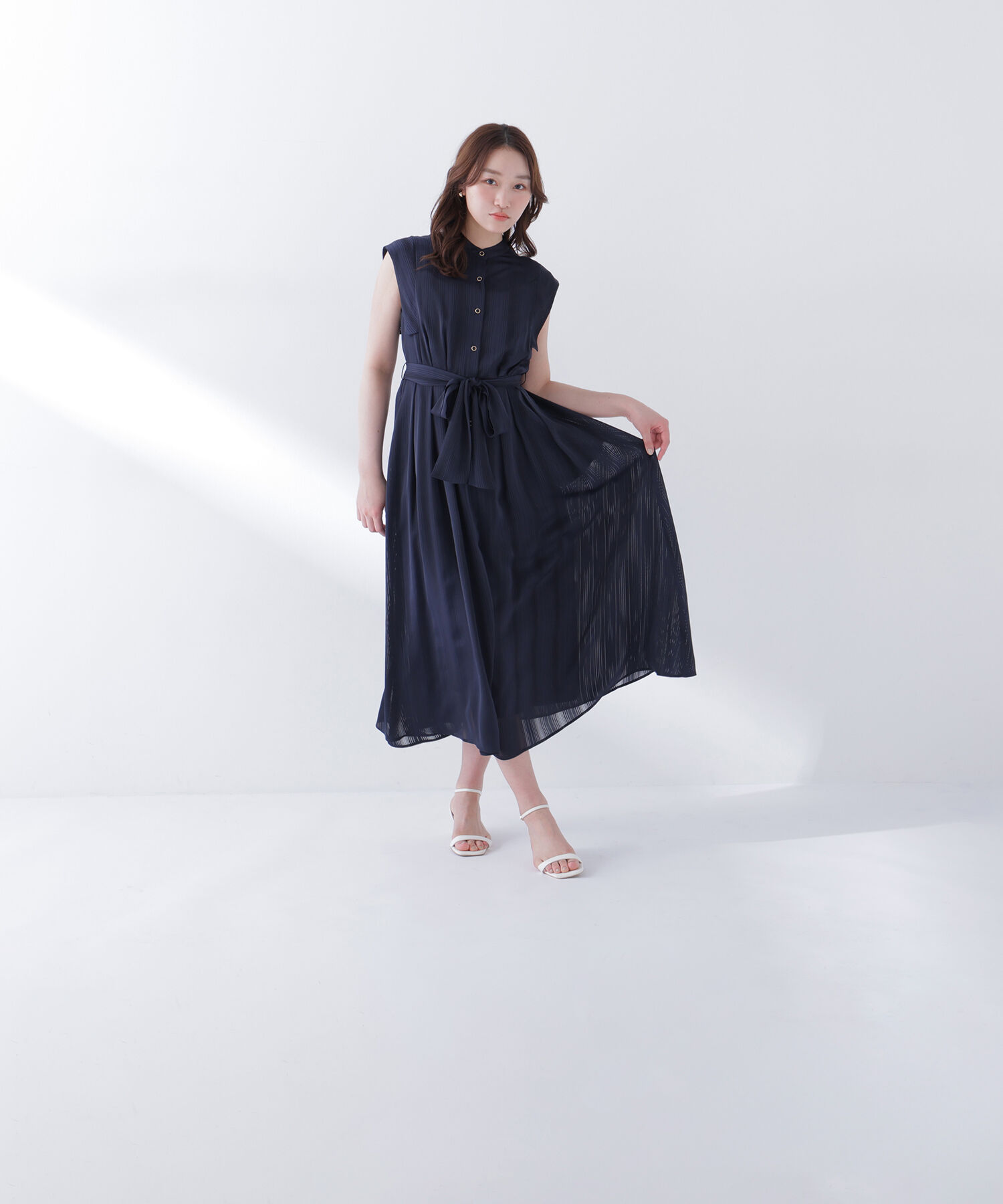  「シャドーストライプワンピース」|ワンピース|