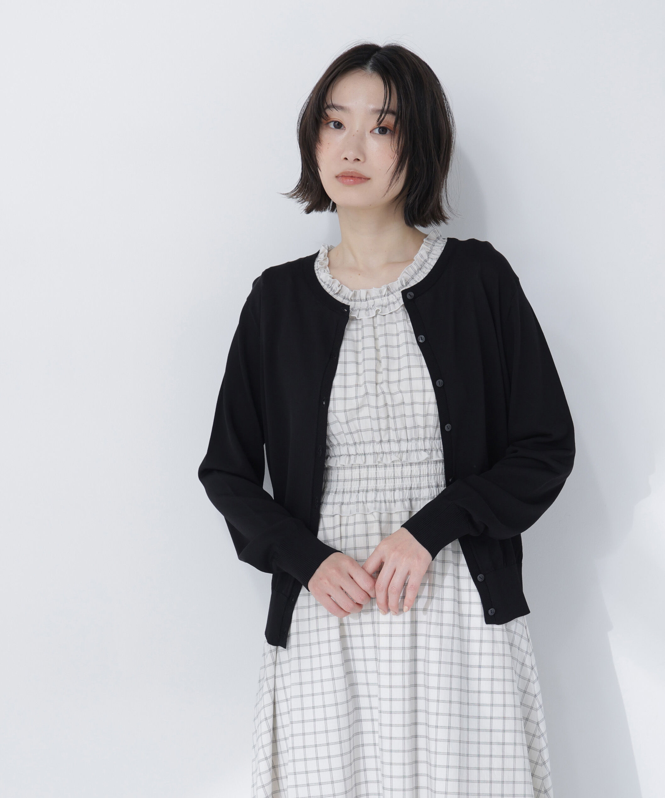  「レーヨンナイロンカーディガン」|ニット・セーター|