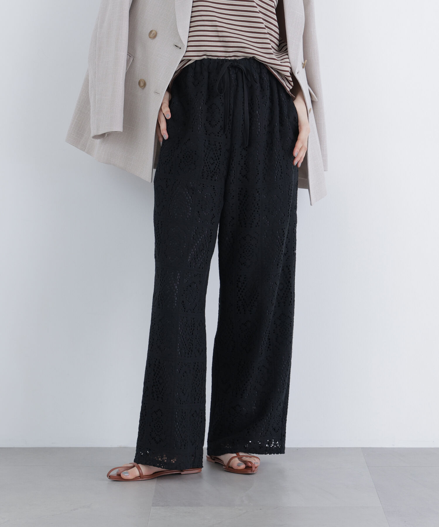  「〈N.〉レースイージーパンツ」|その他|