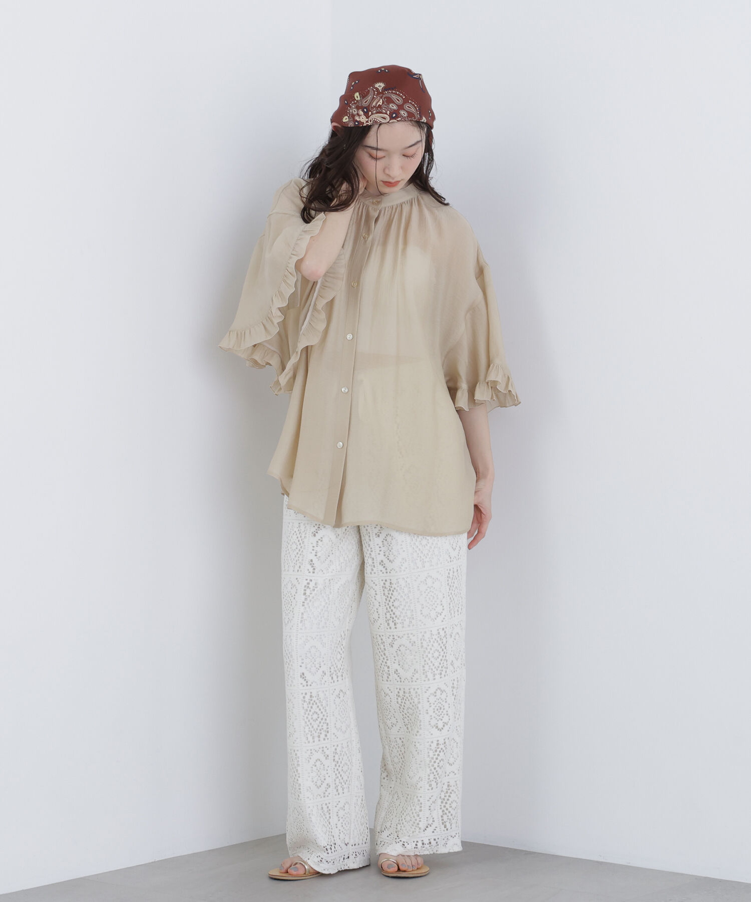  「〈N.〉レースイージーパンツ」|その他|