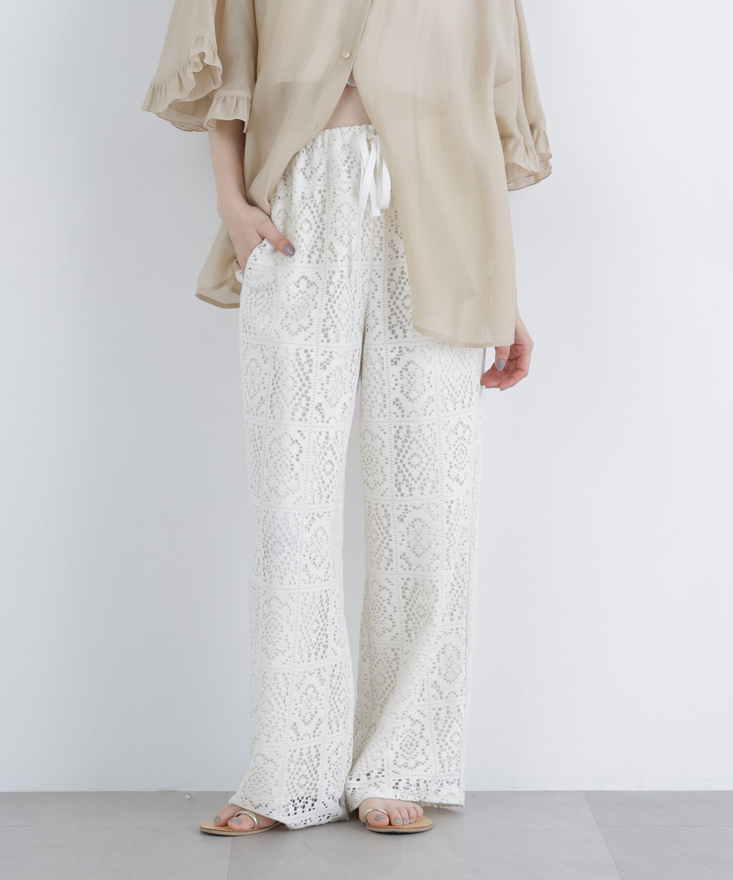  「〈N.〉レースイージーパンツ」|その他|