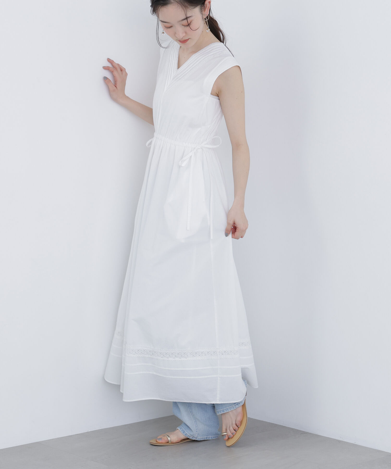  「〈N.〉ピンタックレースワンピース」|ワンピース|