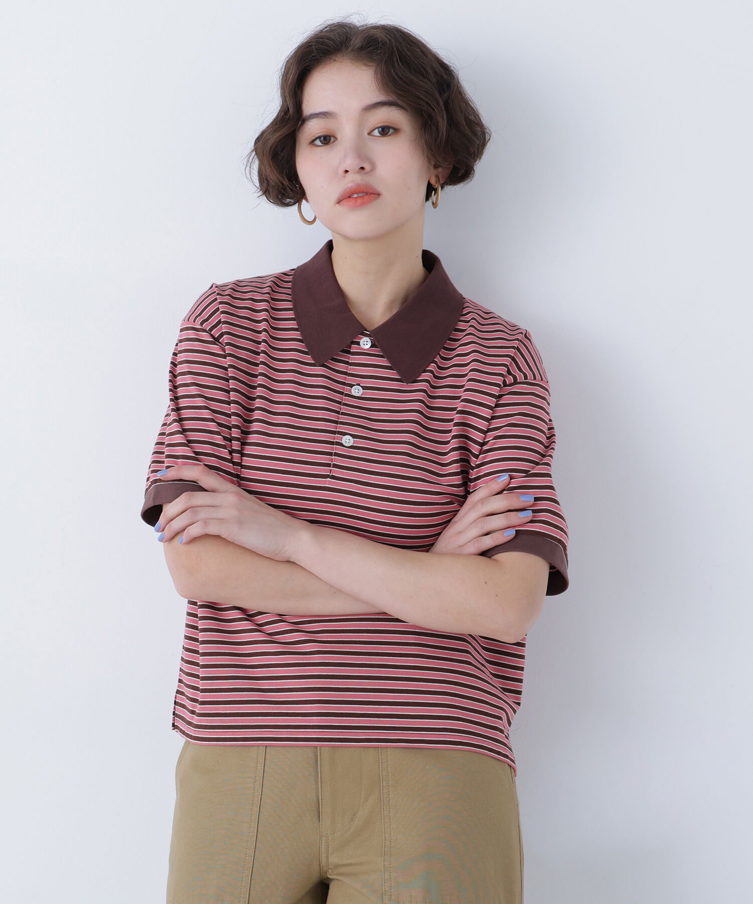  「〈N.〉ボーダーカットソー」|Tシャツ・カットソー|