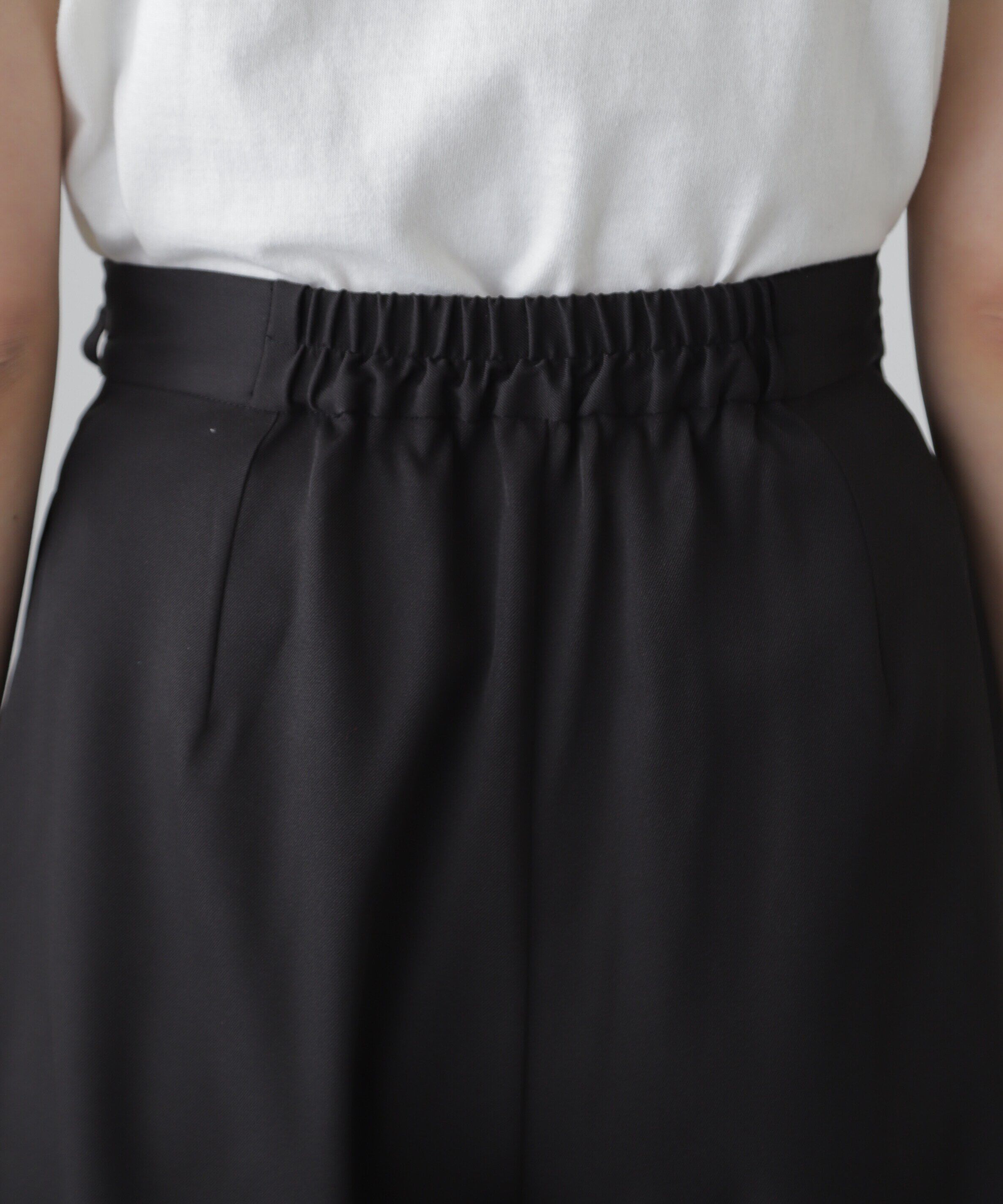  「サイドリボンラップスカートパンツ」|スカート|