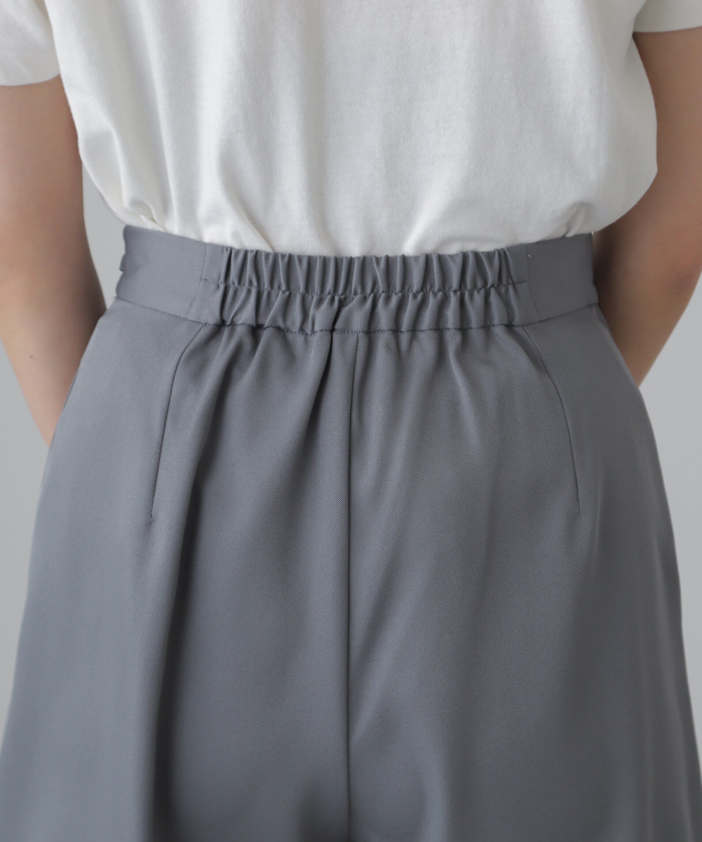  「サイドリボンラップスカートパンツ」|スカート|