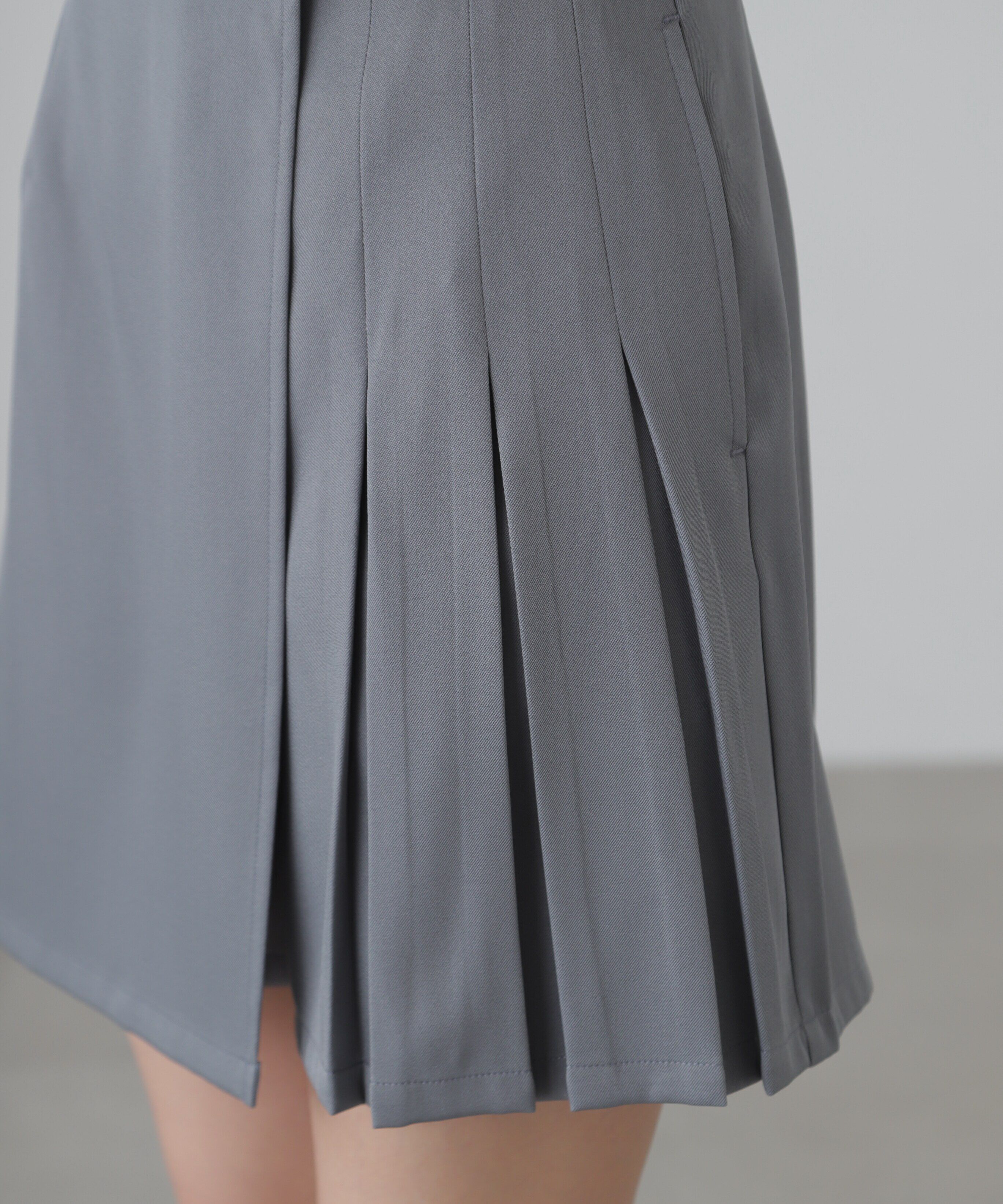  「サイドリボンラップスカートパンツ」|スカート|