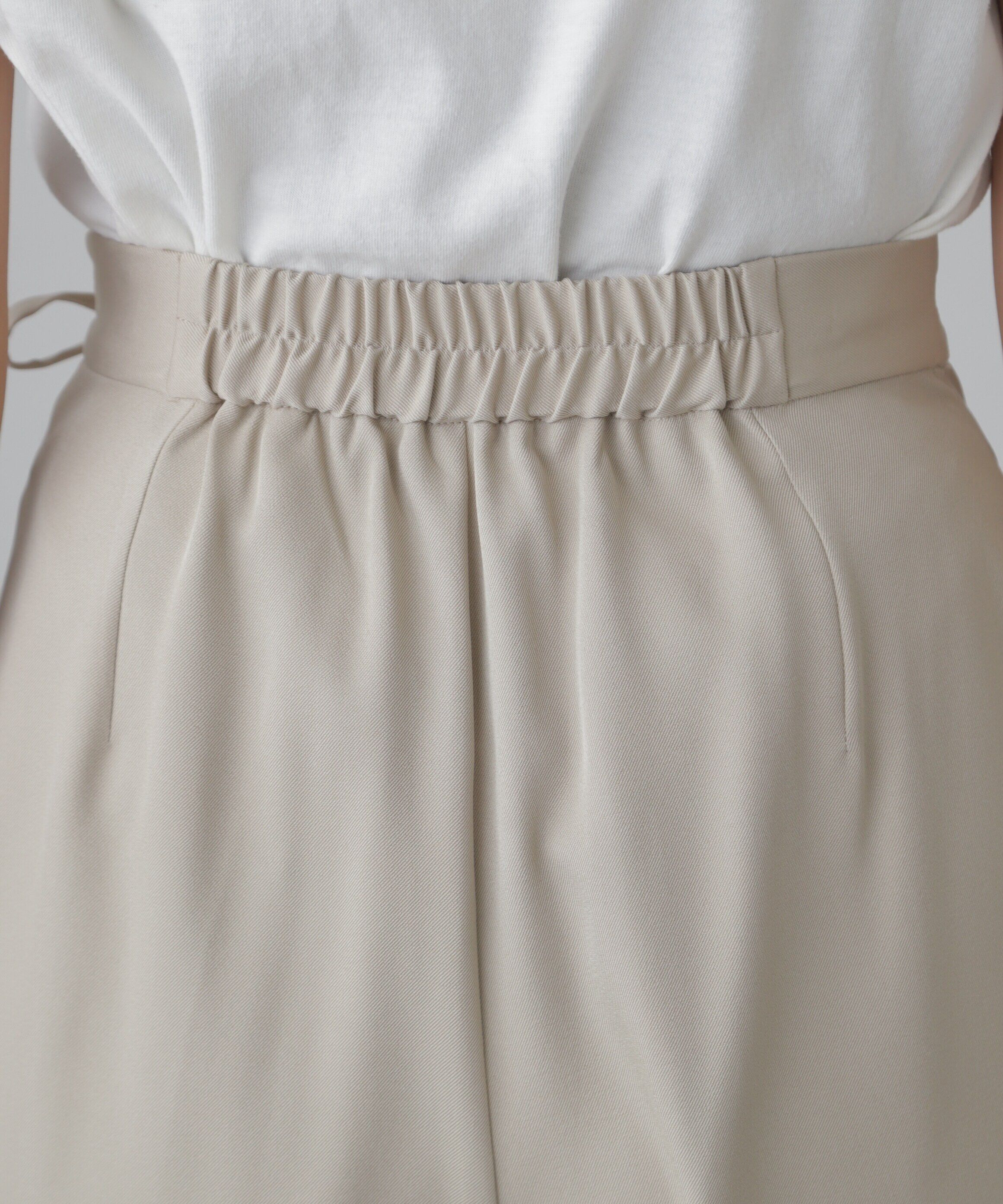  「サイドリボンラップスカートパンツ」|スカート|