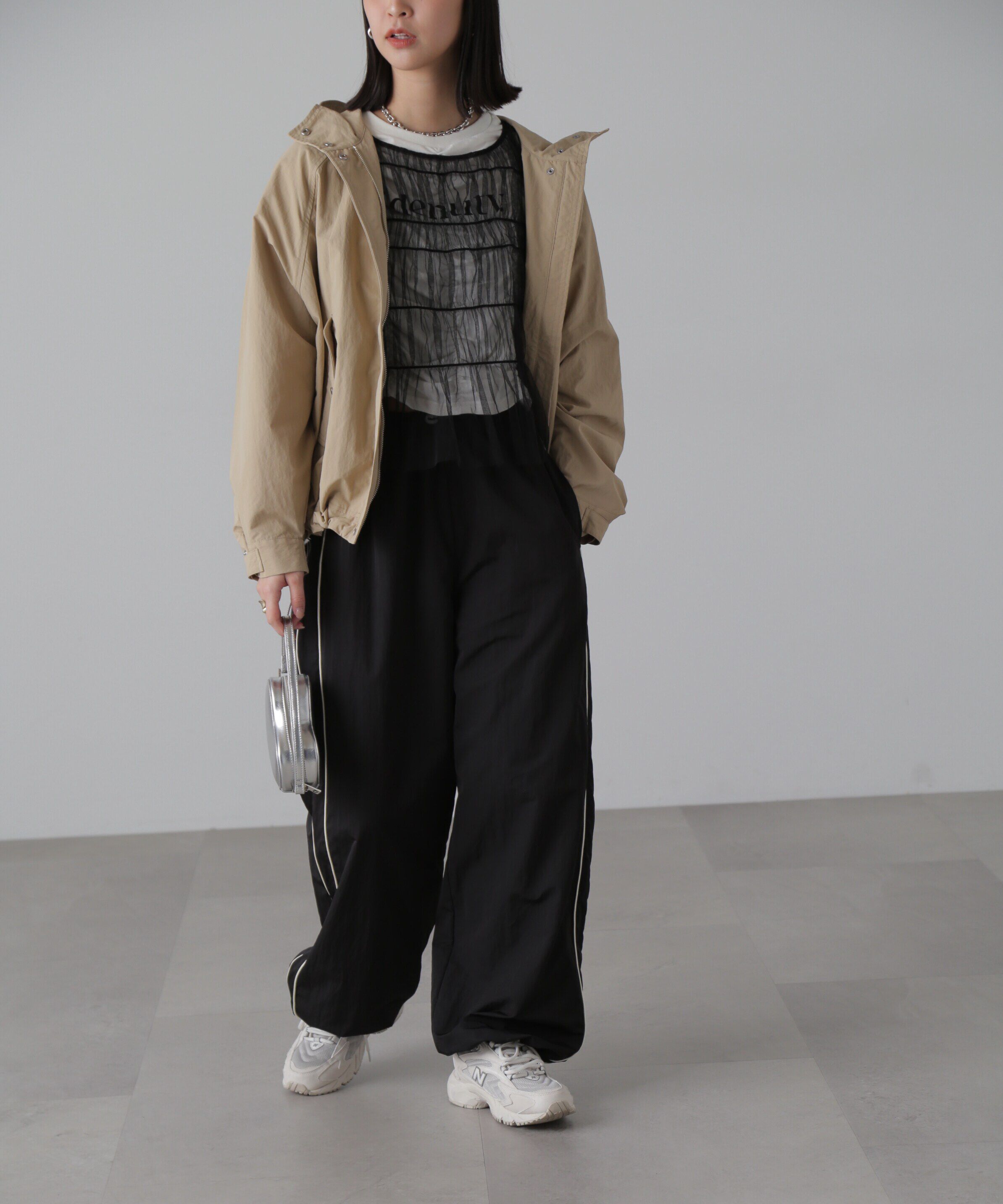  「チュールシャーリングブラウス」|シャツ・ブラウス|