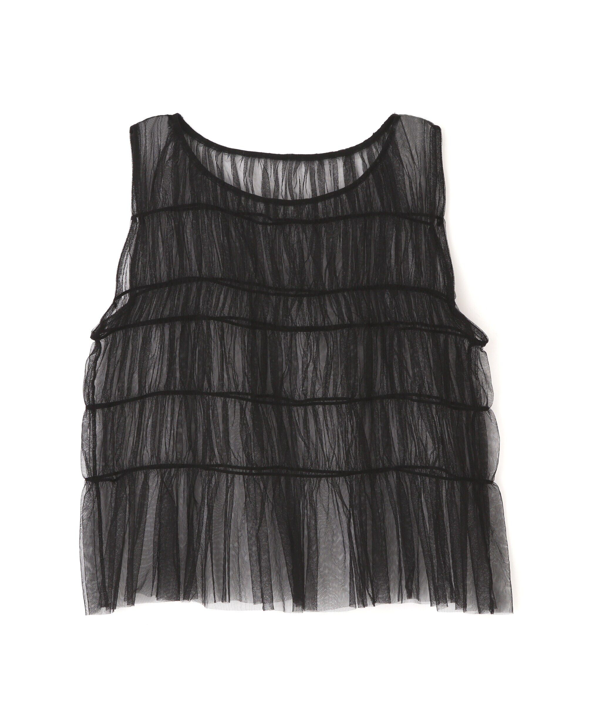  「チュールシャーリングブラウス」|シャツ・ブラウス|