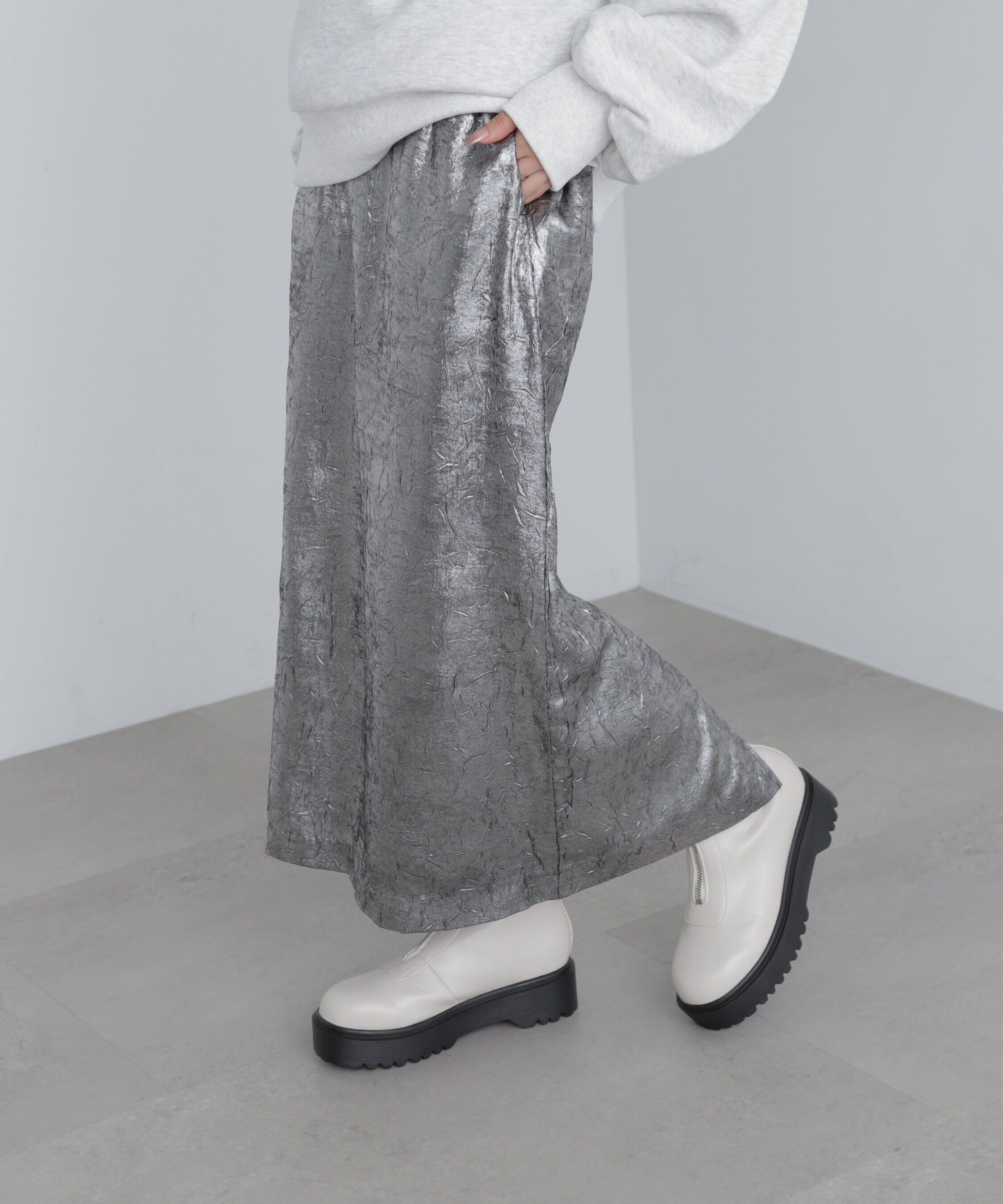  「箔ナロースカート」|スカート|