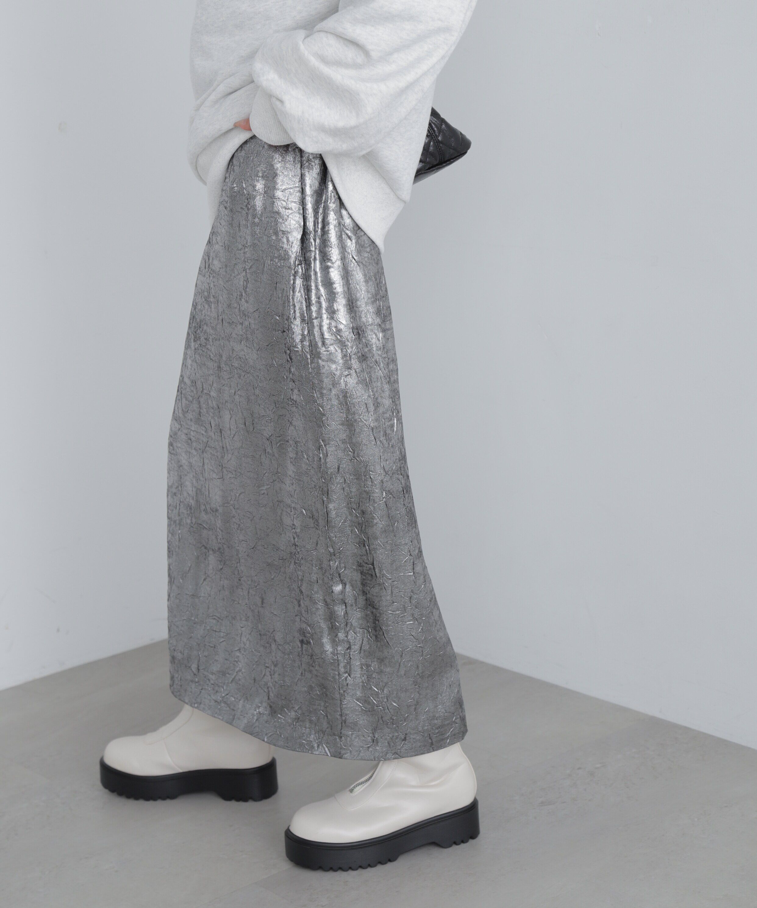  「箔ナロースカート」|スカート|