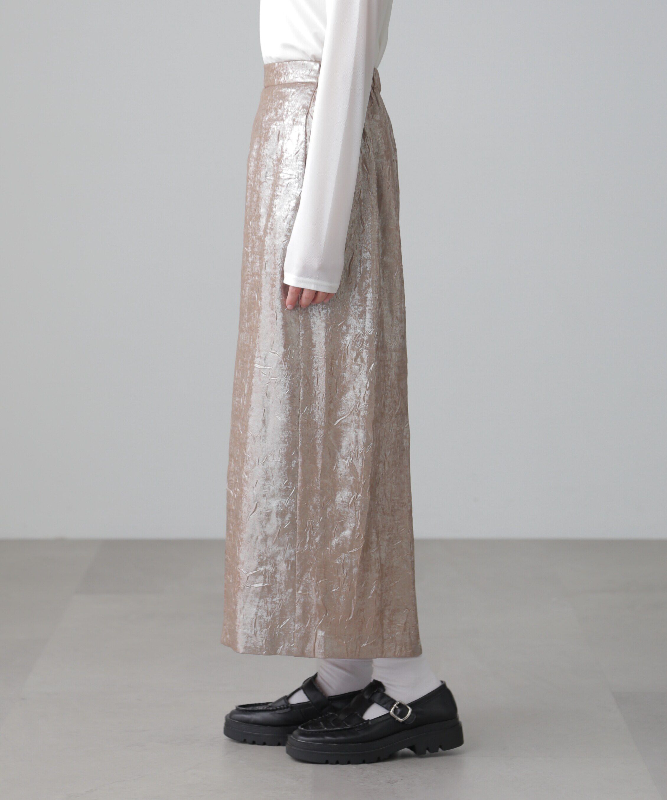  「箔ナロースカート」|スカート|