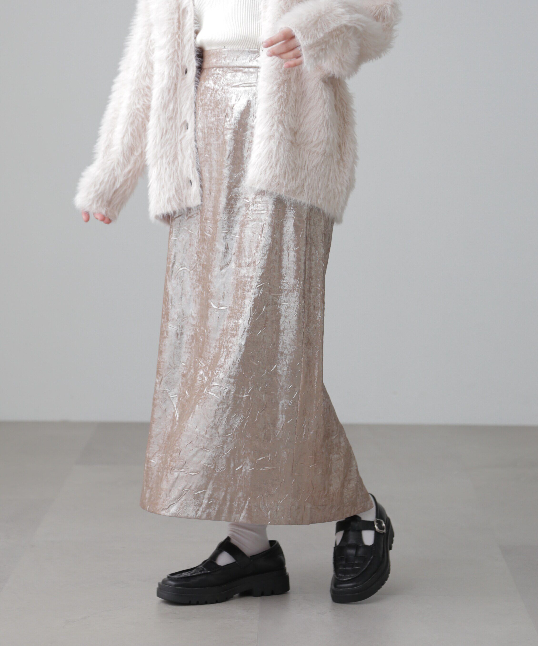  「箔ナロースカート」|スカート|