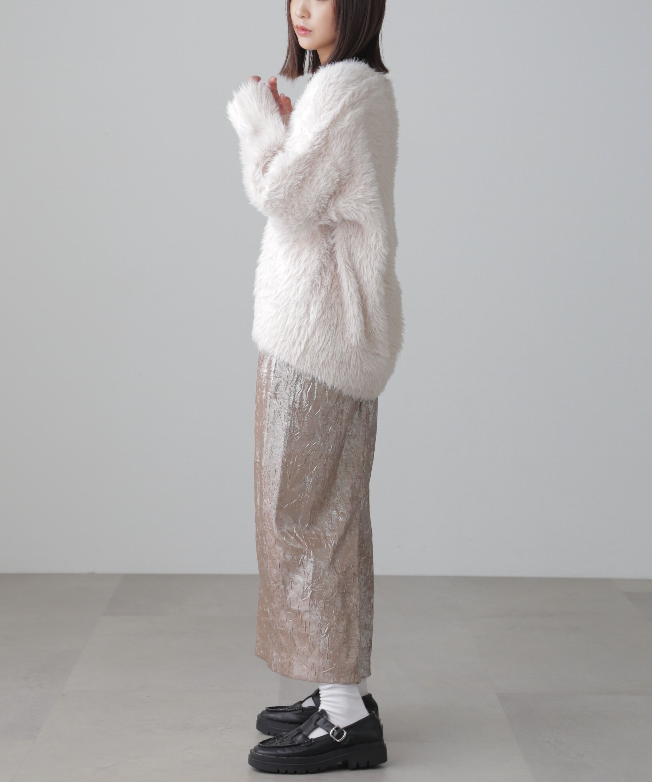  「箔ナロースカート」|スカート|