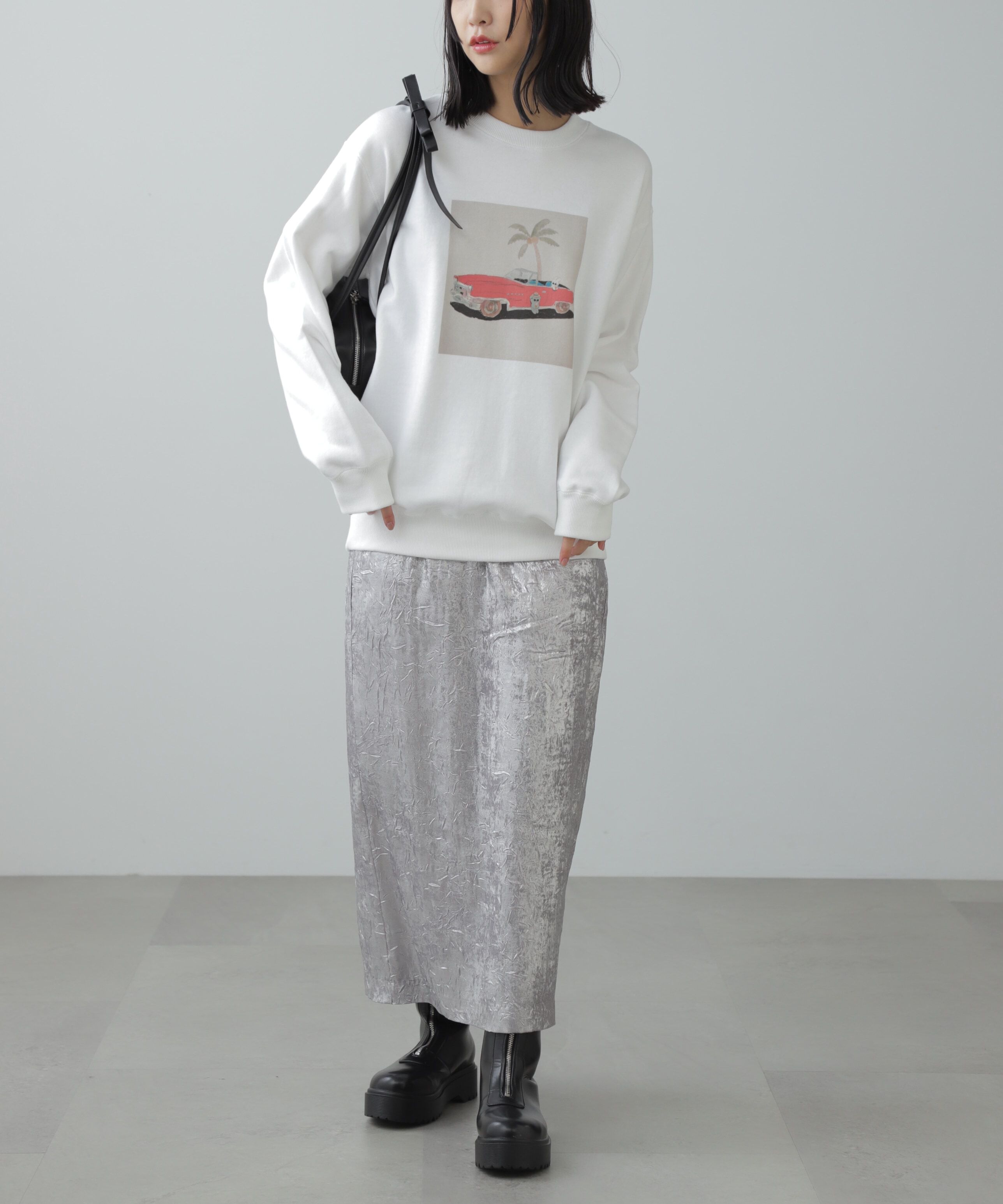  「箔ナロースカート」|スカート|