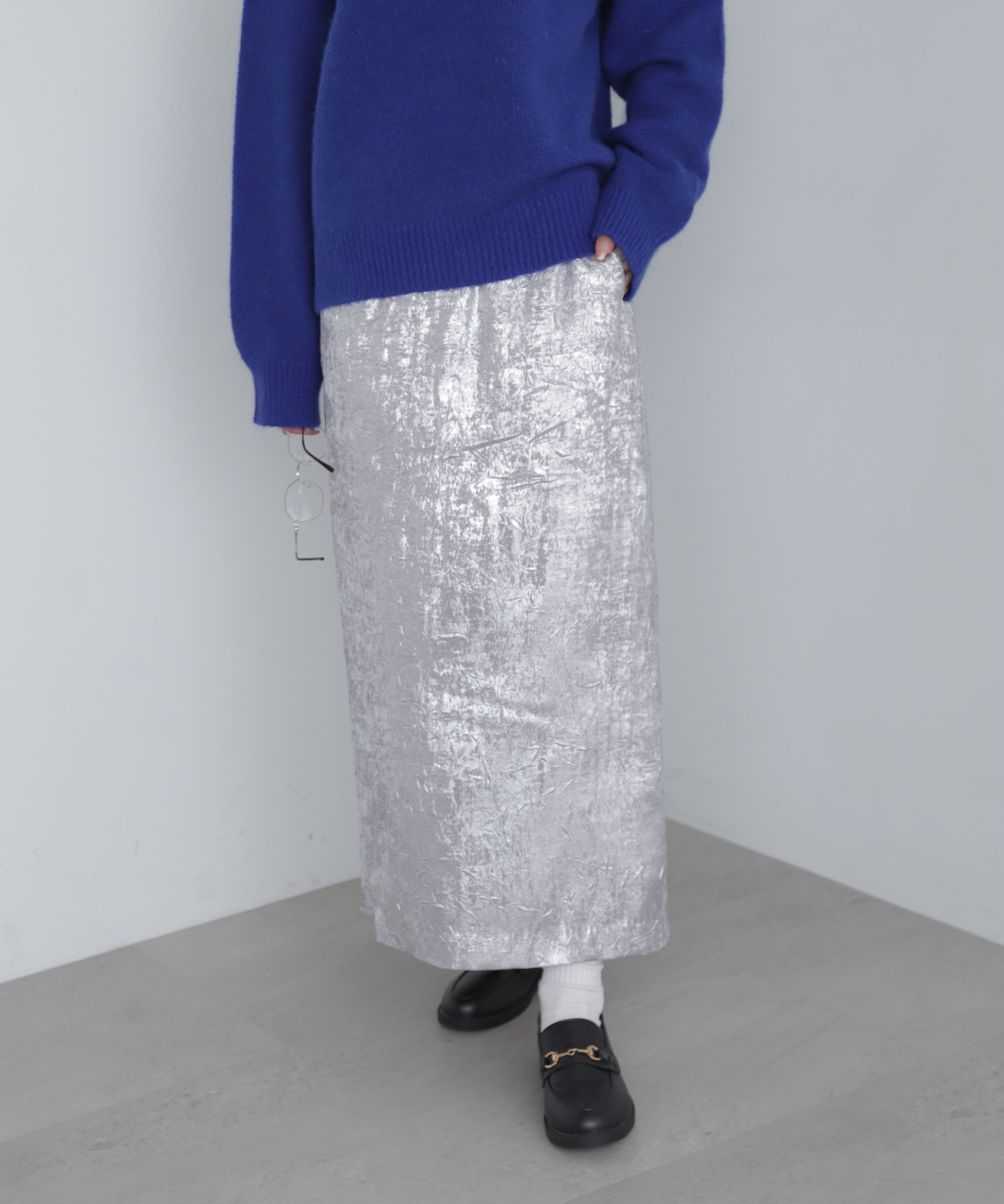  「箔ナロースカート」|スカート|