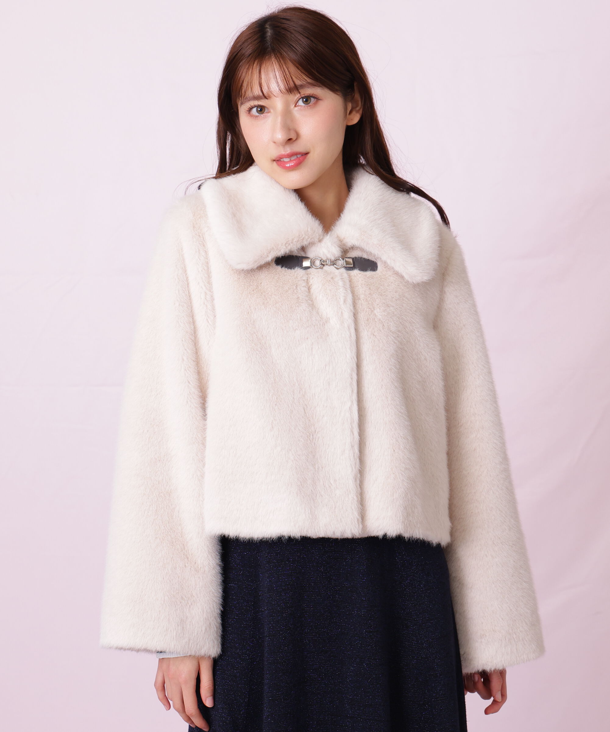  「フェイクファーショートジャケット」|その他|