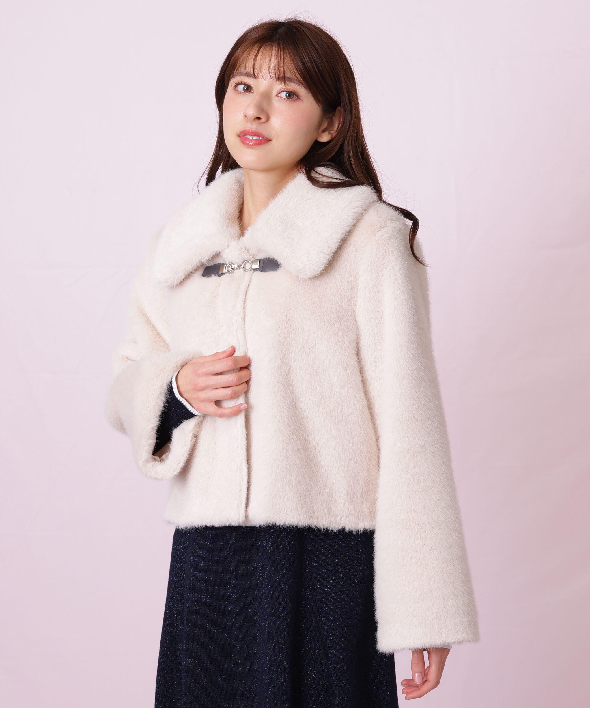  「フェイクファーショートジャケット」|その他|